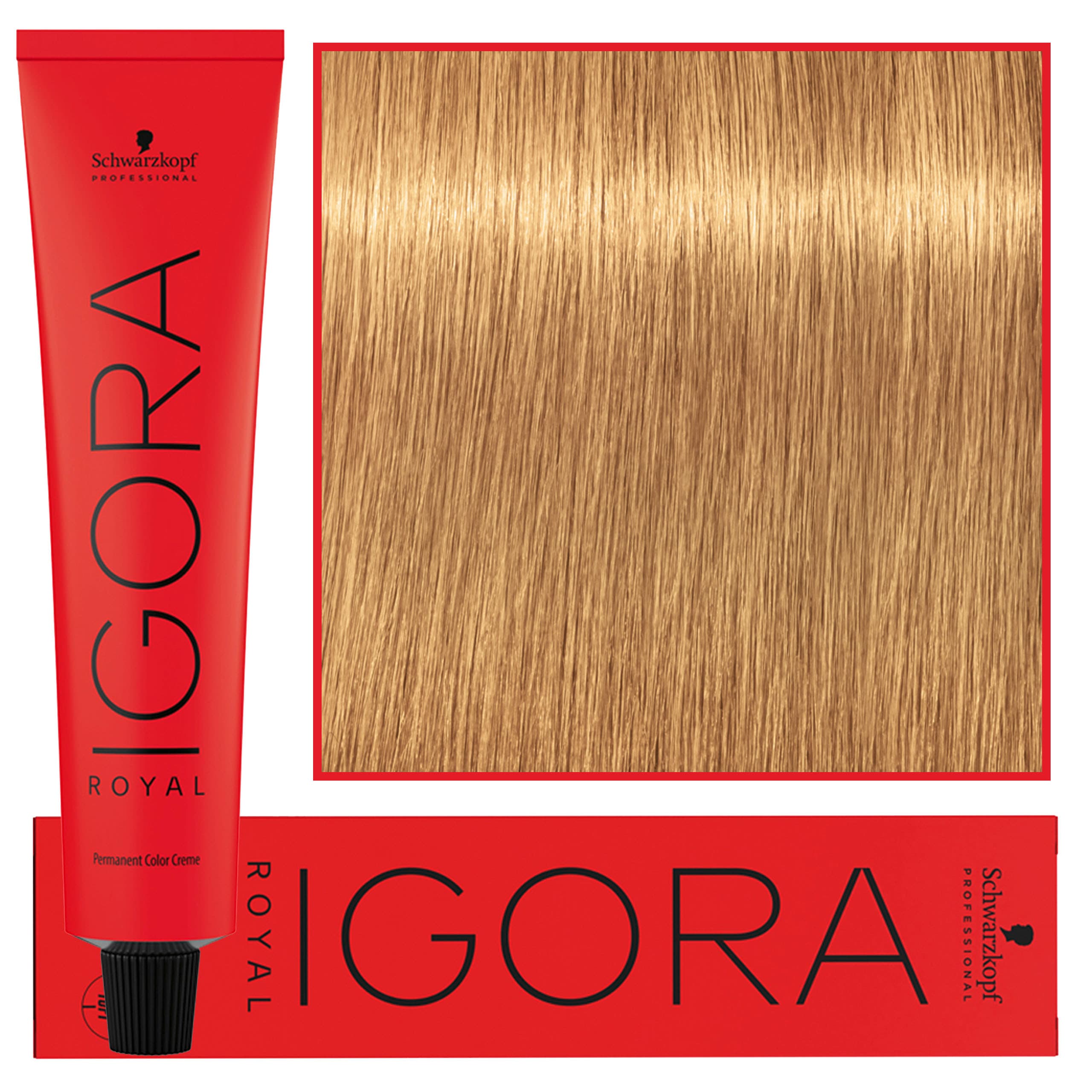 Igora Royal - trwała farba do włosów o innowacyjnej formule, 9-55 | Ekstra Jasny Blond Złoty Ekstra