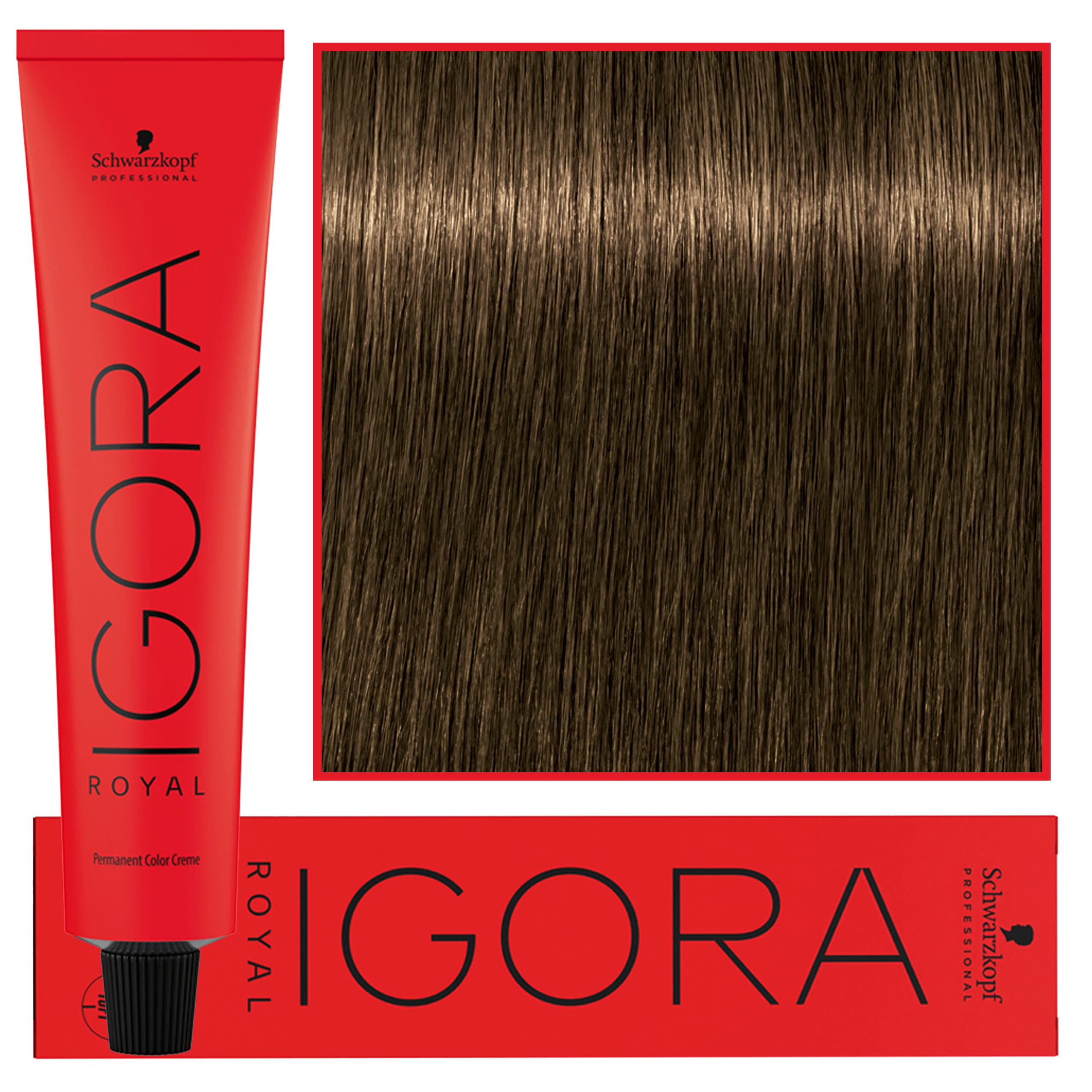 IGORA Royal farba do włosów odcień 6-63 Dark Blonde Chocolate Matt