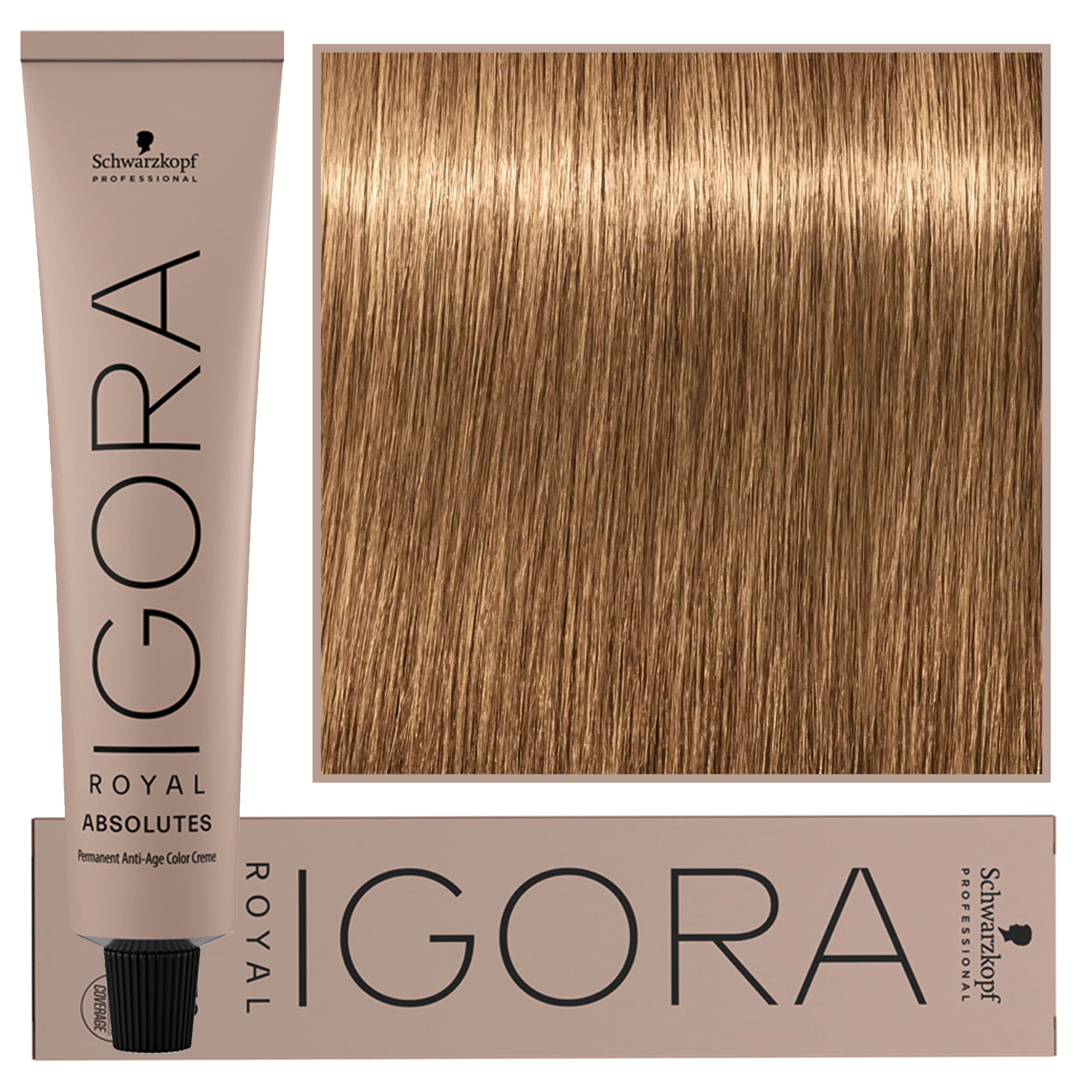 IGORA Royal Absolutes farba do włosów odcień 8-50 Light Blonde Gold Natural