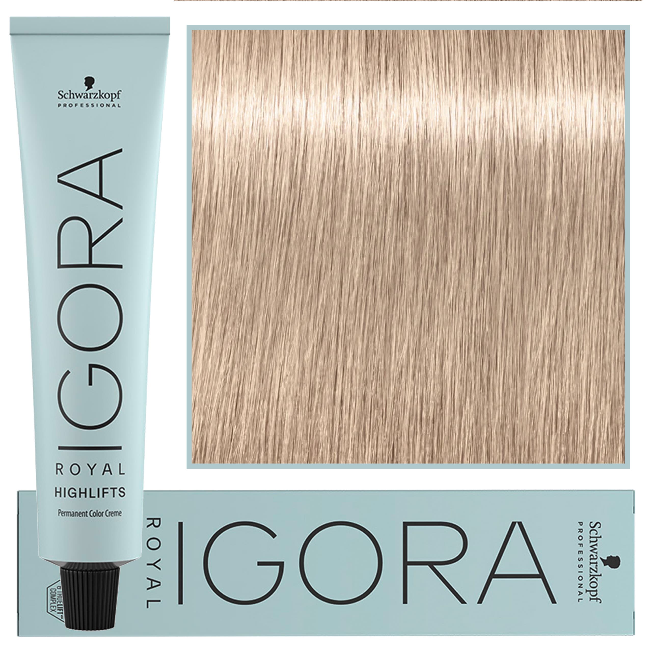 Igora Royal Highlifts - farba do włosów o rozjaśniającej formule 12-19 | Specjalny Blond Cendre Fioletowy