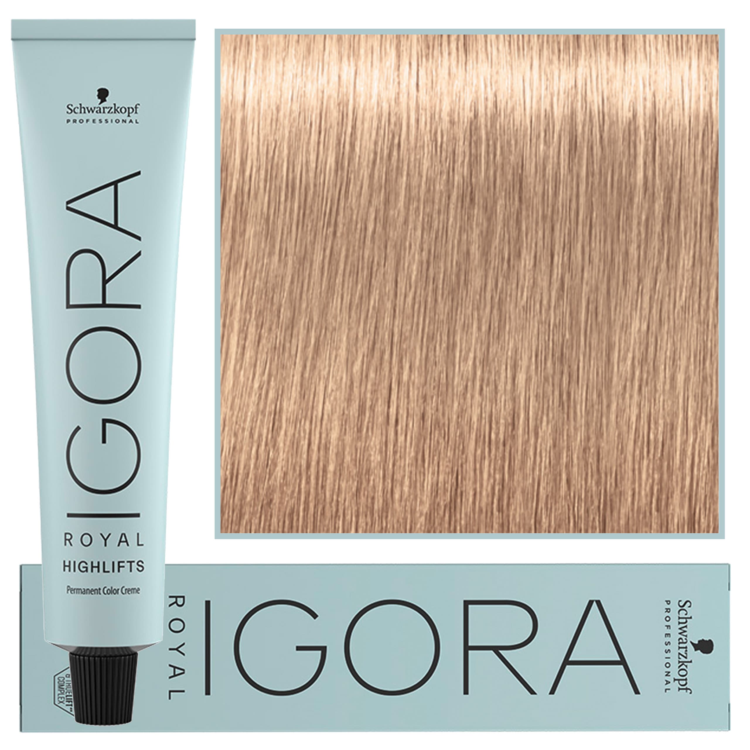Igora Royal Highlifts - farba do włosów o rozjaśniającej formule 12-49 | Specjalny Blond Beżowo Fioletowy