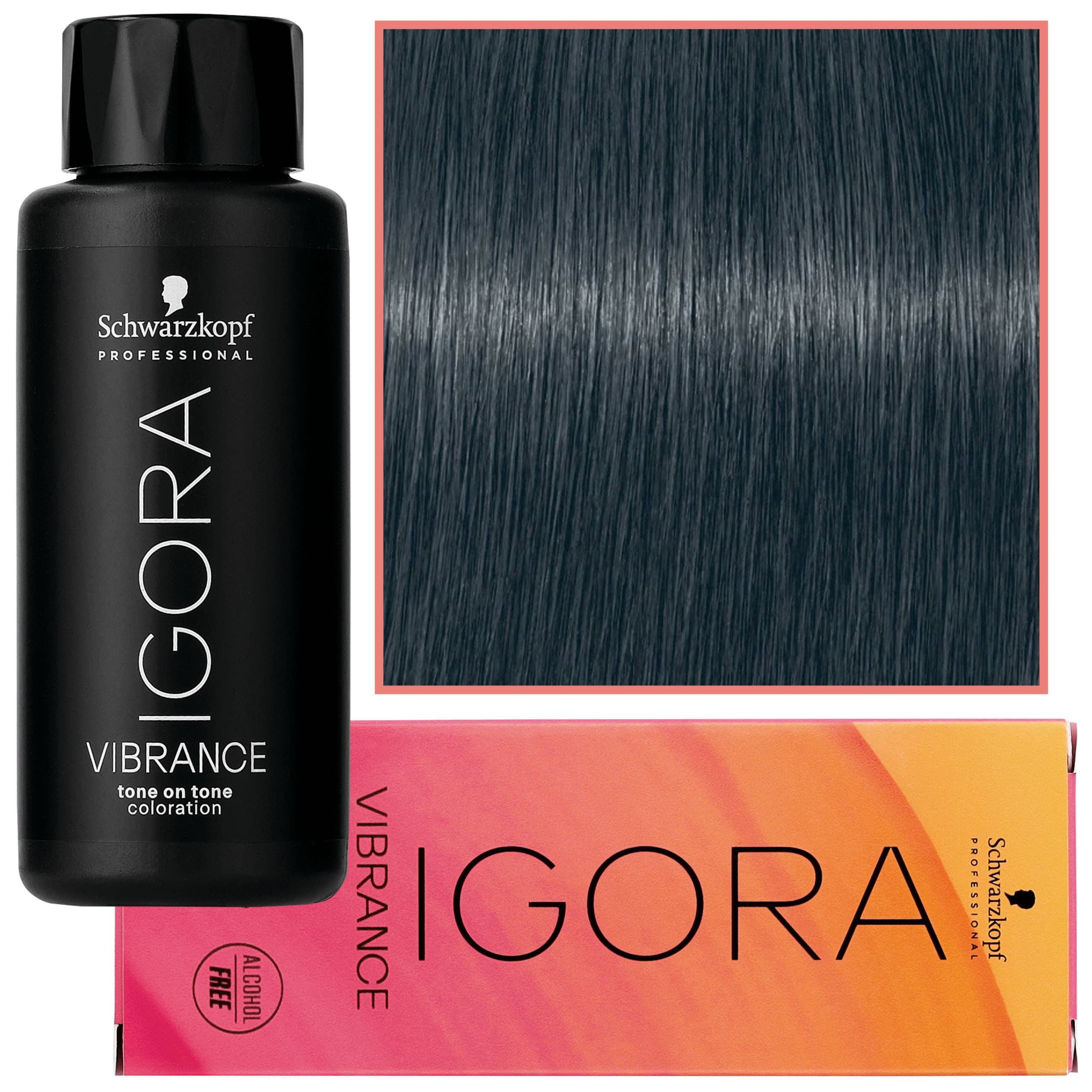 Igora Vibrance – półtrwała farba do włosów bez amoniaku, 7-21 | Średni Blond Popielaty Cendre