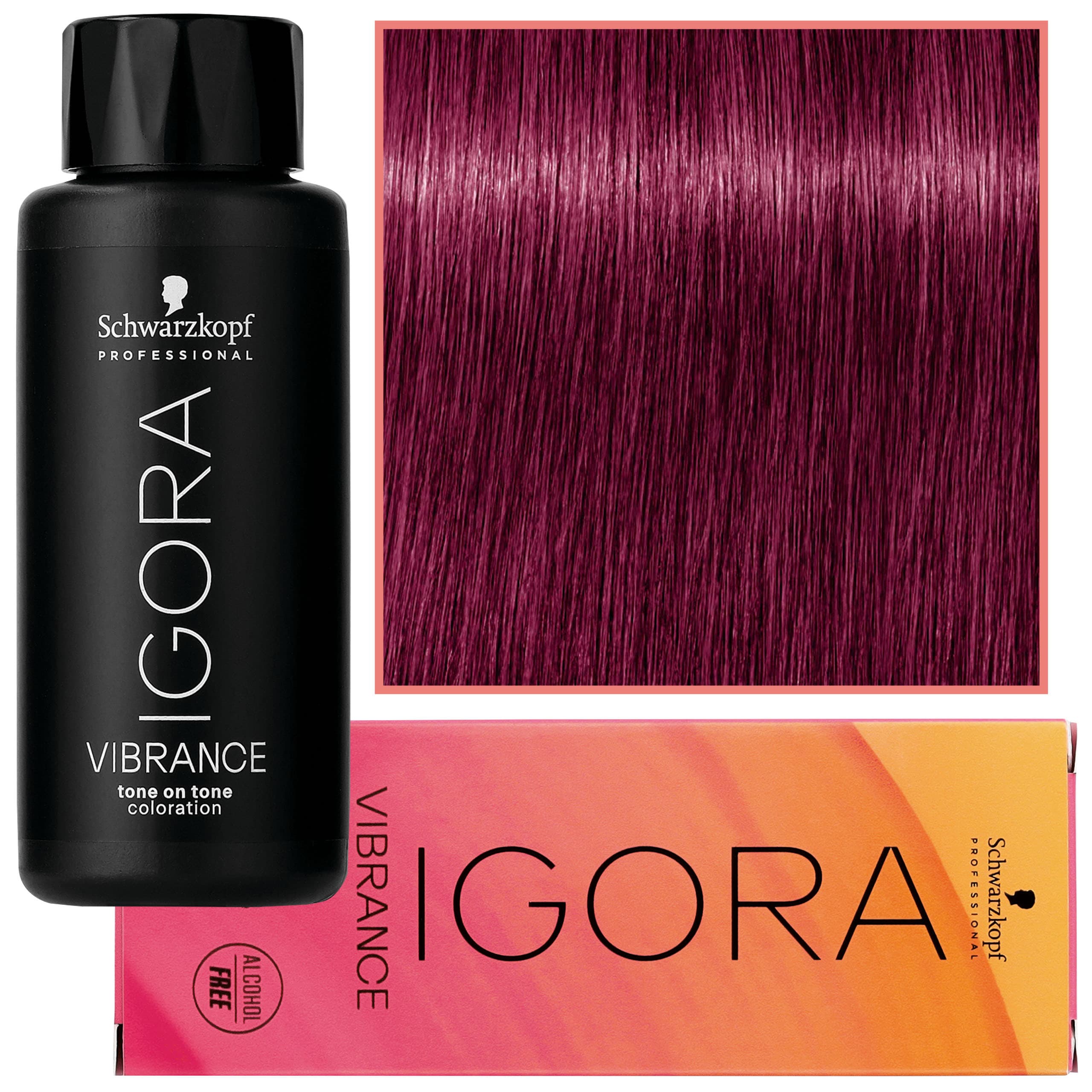 Igora Vibrance – półtrwała farba do włosów bez amoniaku, 0-89 | Koncentrat Czerwono-Fioletowy