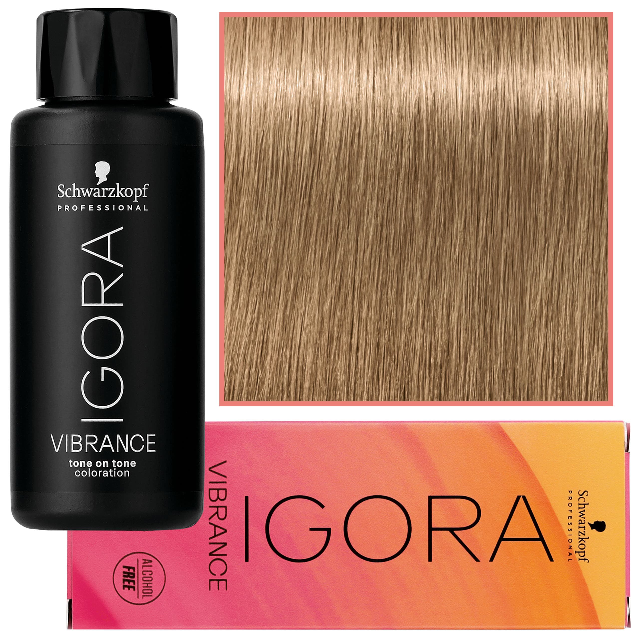 Igora Vibrance – półtrwała farba do włosów bez amoniaku, 8-0 | Jasny Blond Naturalny