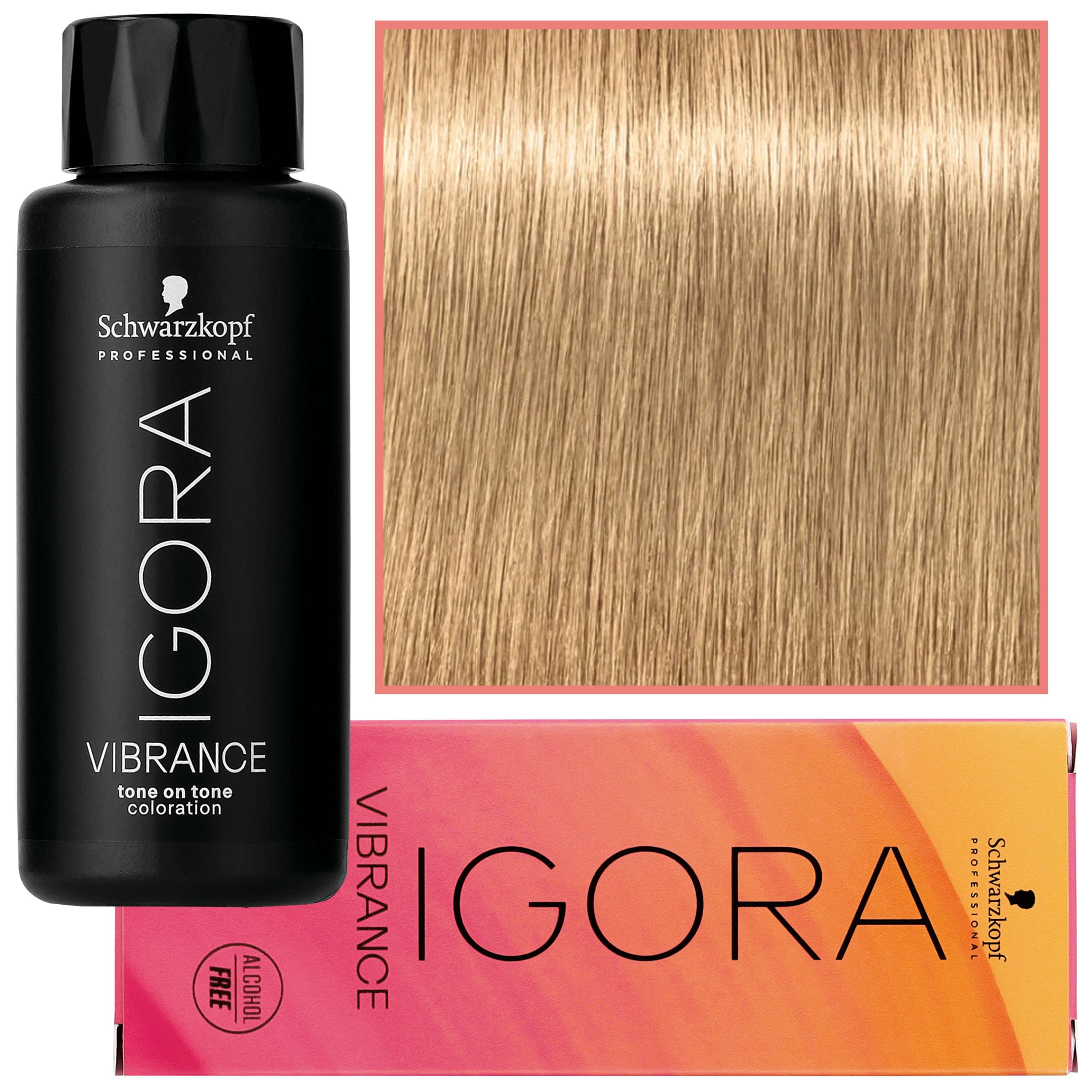 Igora Vibrance – półtrwała farba do włosów bez amoniaku, 9-0 | Ekstra Jasny Blond Naturalny