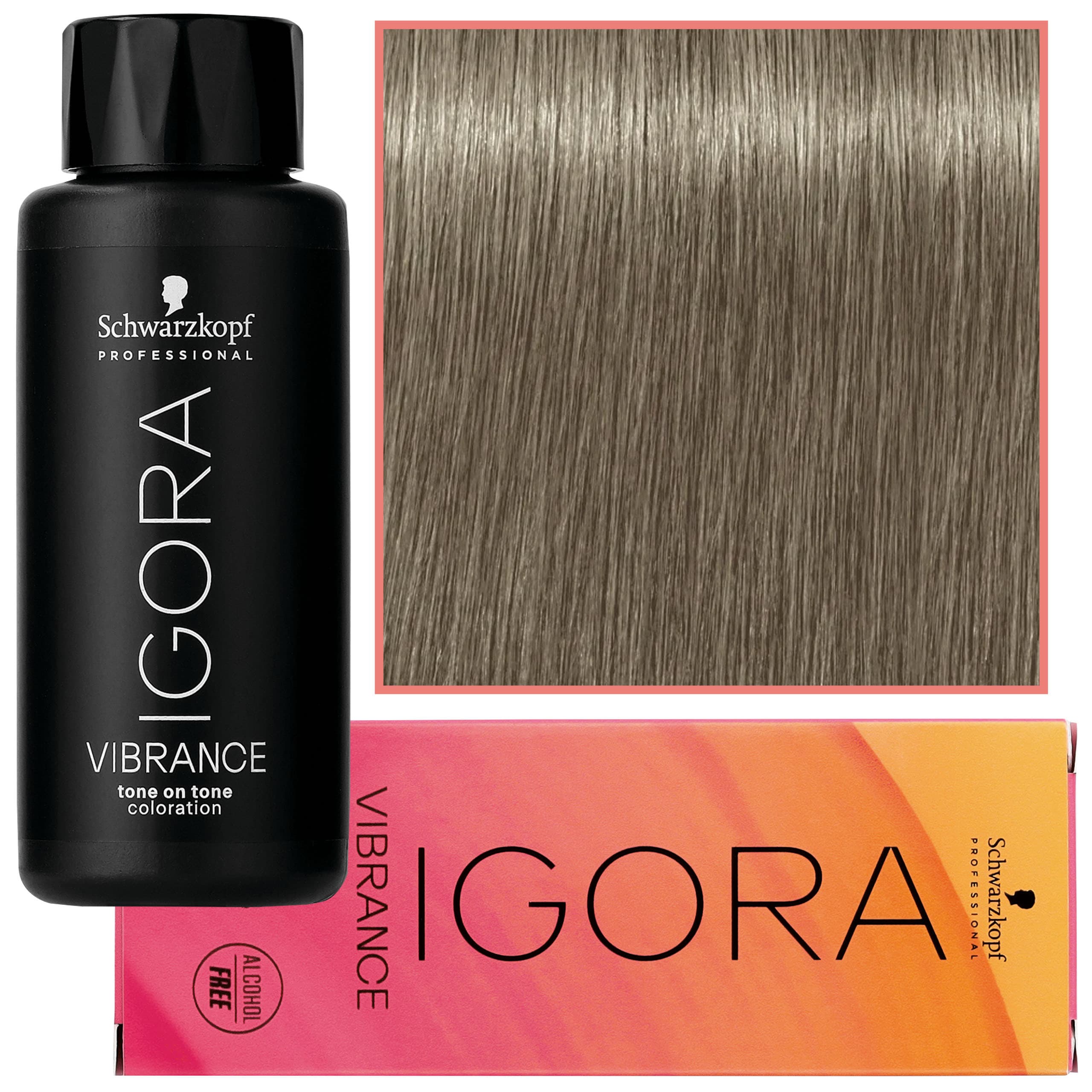 Igora Vibrance – półtrwała farba do włosów bez amoniaku, 9-24 | Ekstra Jasny Blond Popielato-Beżowy