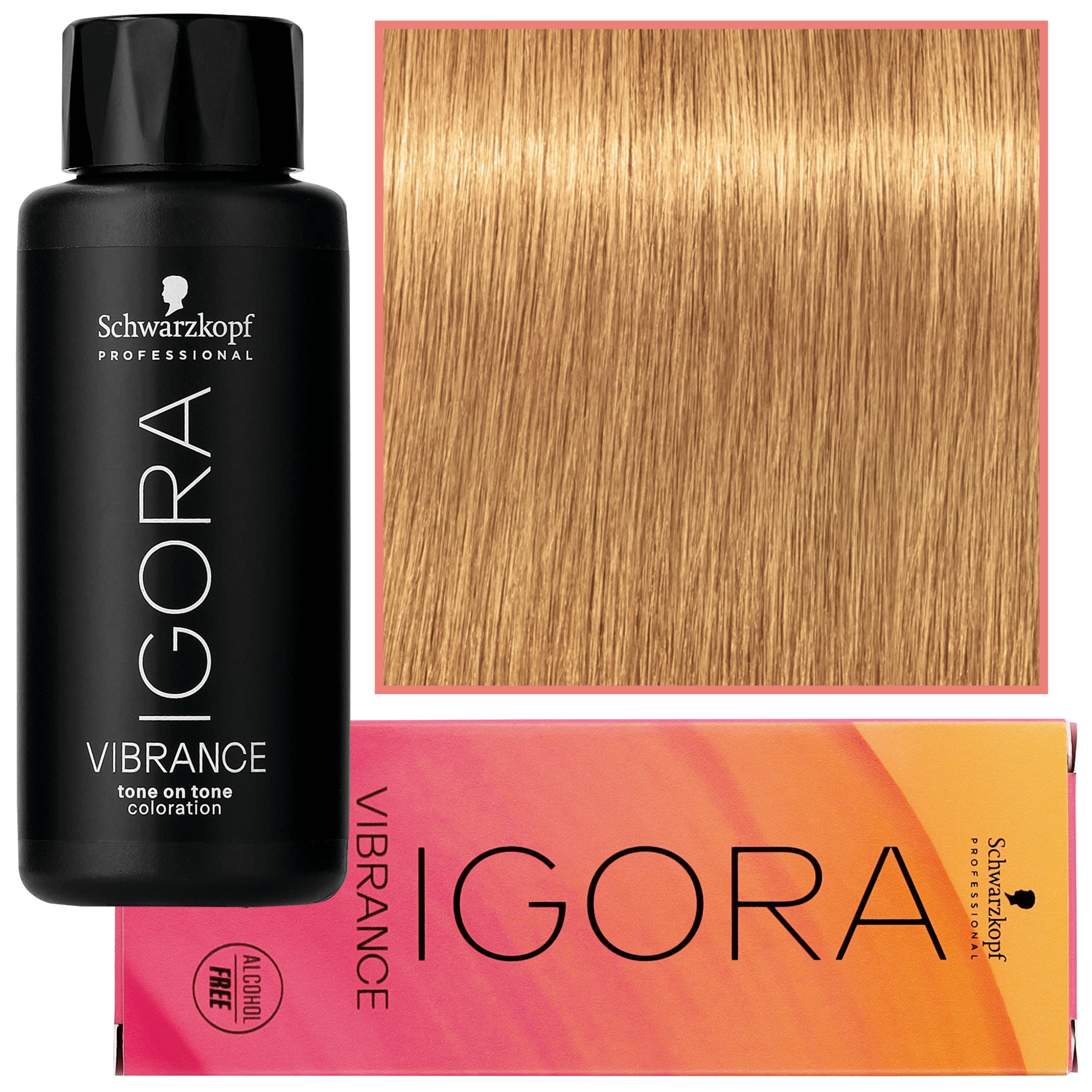Igora Vibrance – półtrwała farba do włosów bez amoniaku, 9-55 | Ekstra Jasny Blond Złoty Ekstra