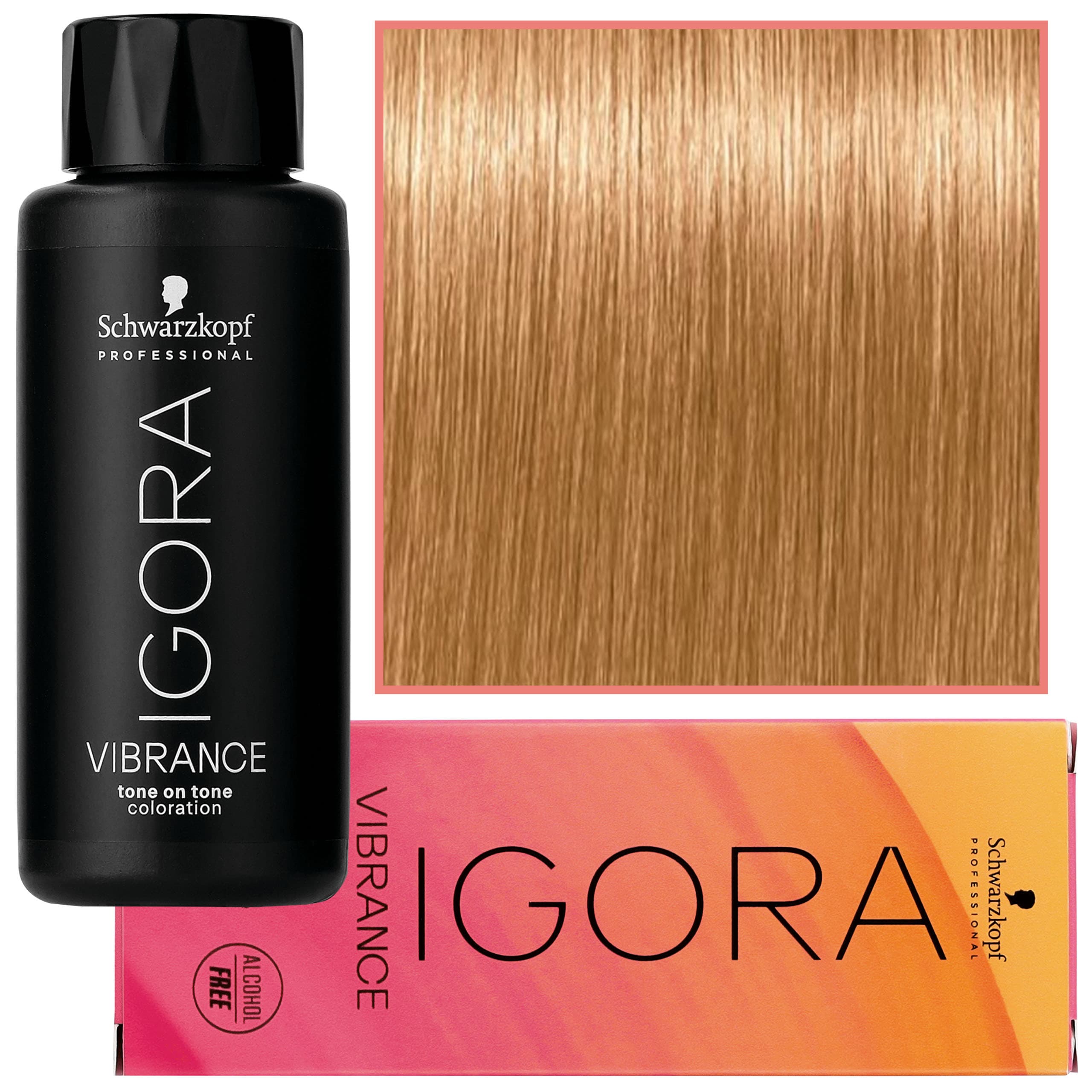 Igora Vibrance – półtrwała farba do włosów bez amoniaku, 9-57 | Ekstra Jasny Blond Złoty Miedziany