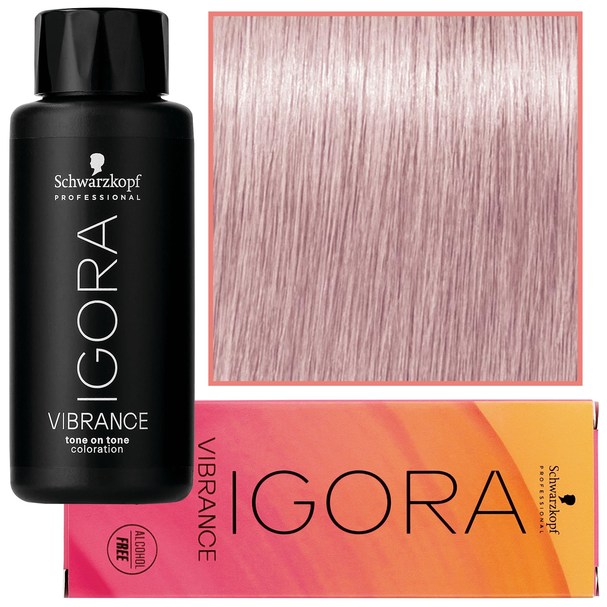 Igora Vibrance – półtrwała farba do włosów bez amoniaku, 9,5-19 | Fioletowy Cendre