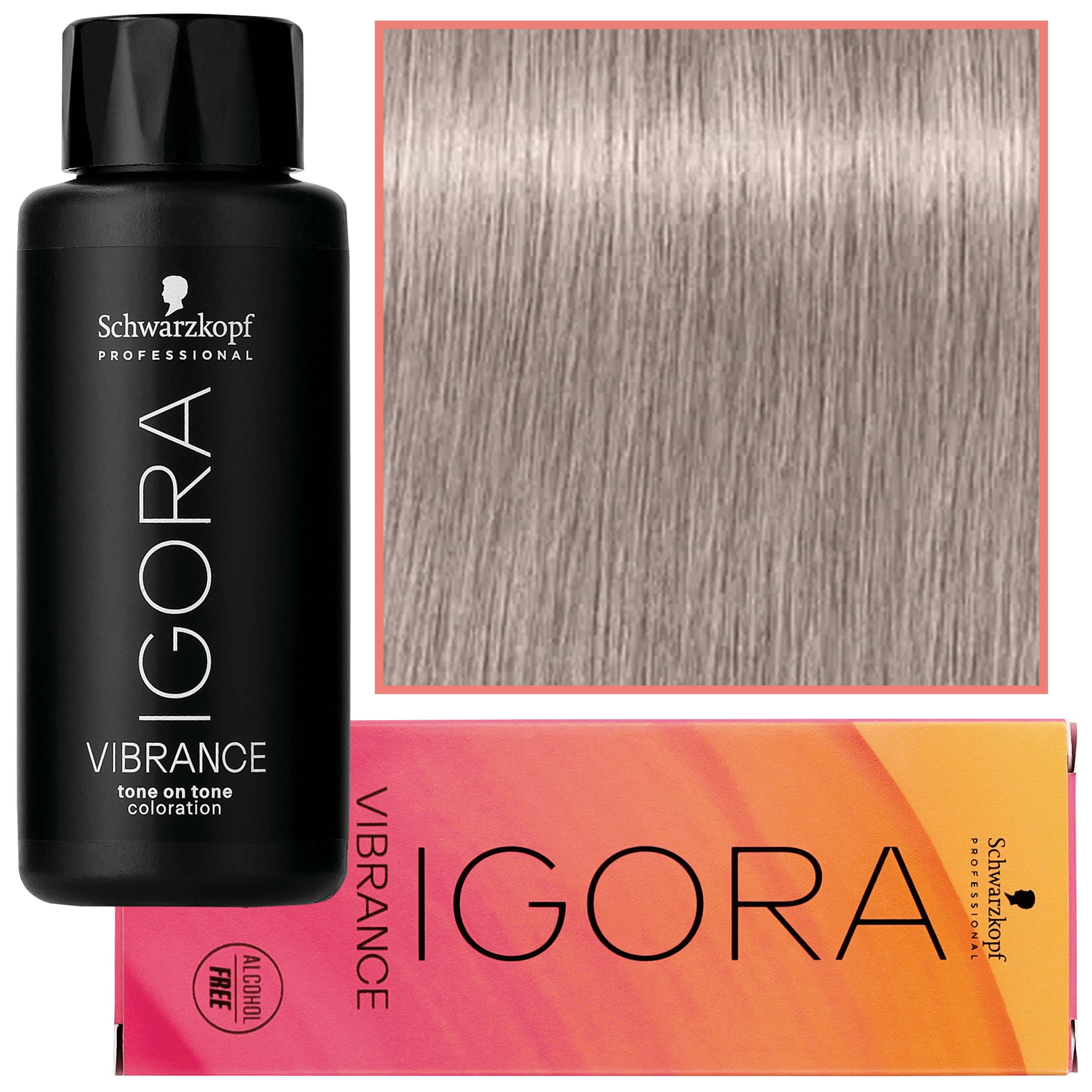 Igora Vibrance – półtrwała farba do włosów bez amoniaku, 9,5-21 | Popielaty Cendre