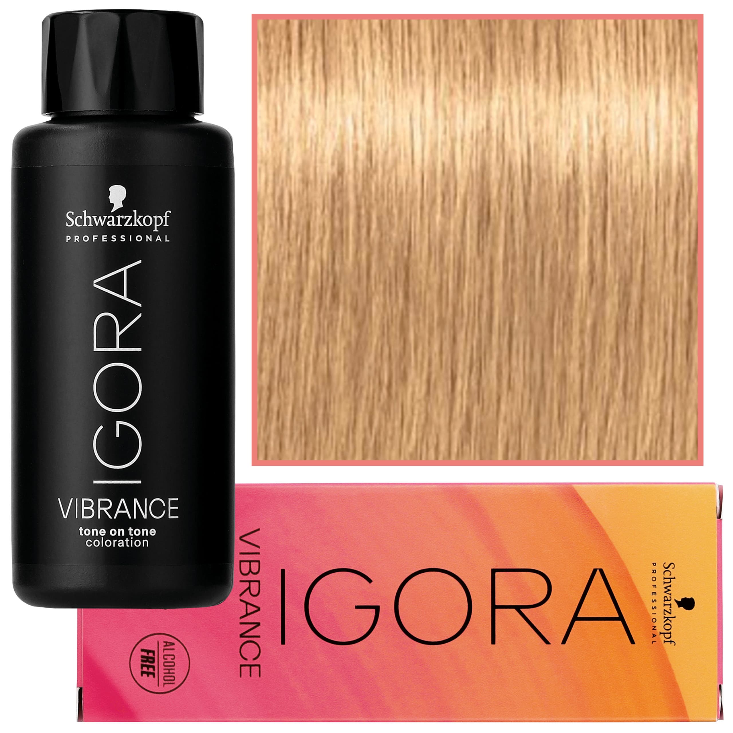 Igora Vibrance – półtrwała farba do włosów bez amoniaku, 9,5-4 | Beżowy