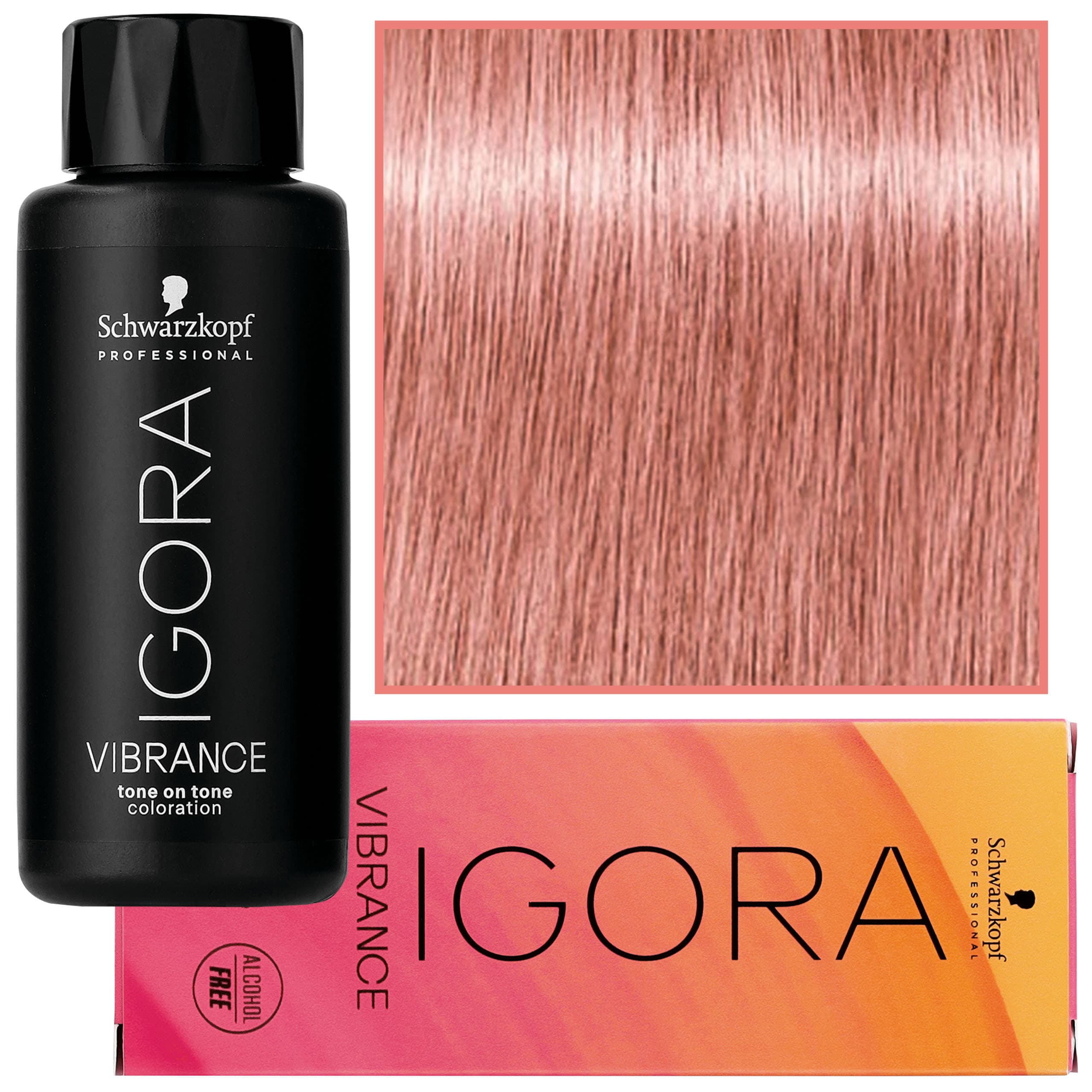 Igora Vibrance – półtrwała farba do włosów bez amoniaku, 9,5-46 | Beżowo-Czekoladowy