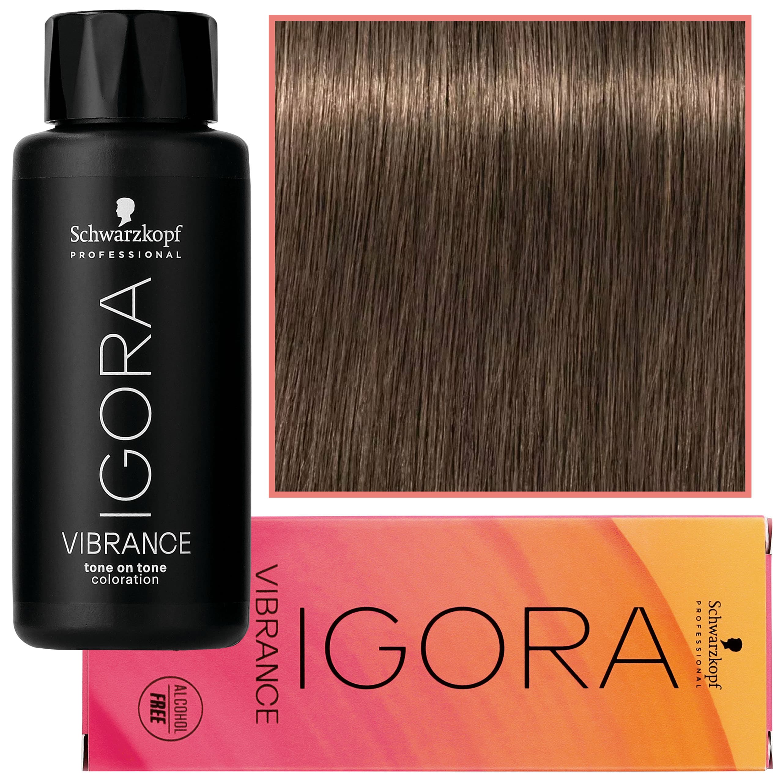 Igora Vibrance – półtrwała farba do włosów bez amoniaku, 6-6 | Ciemny Blond Czekoladowy