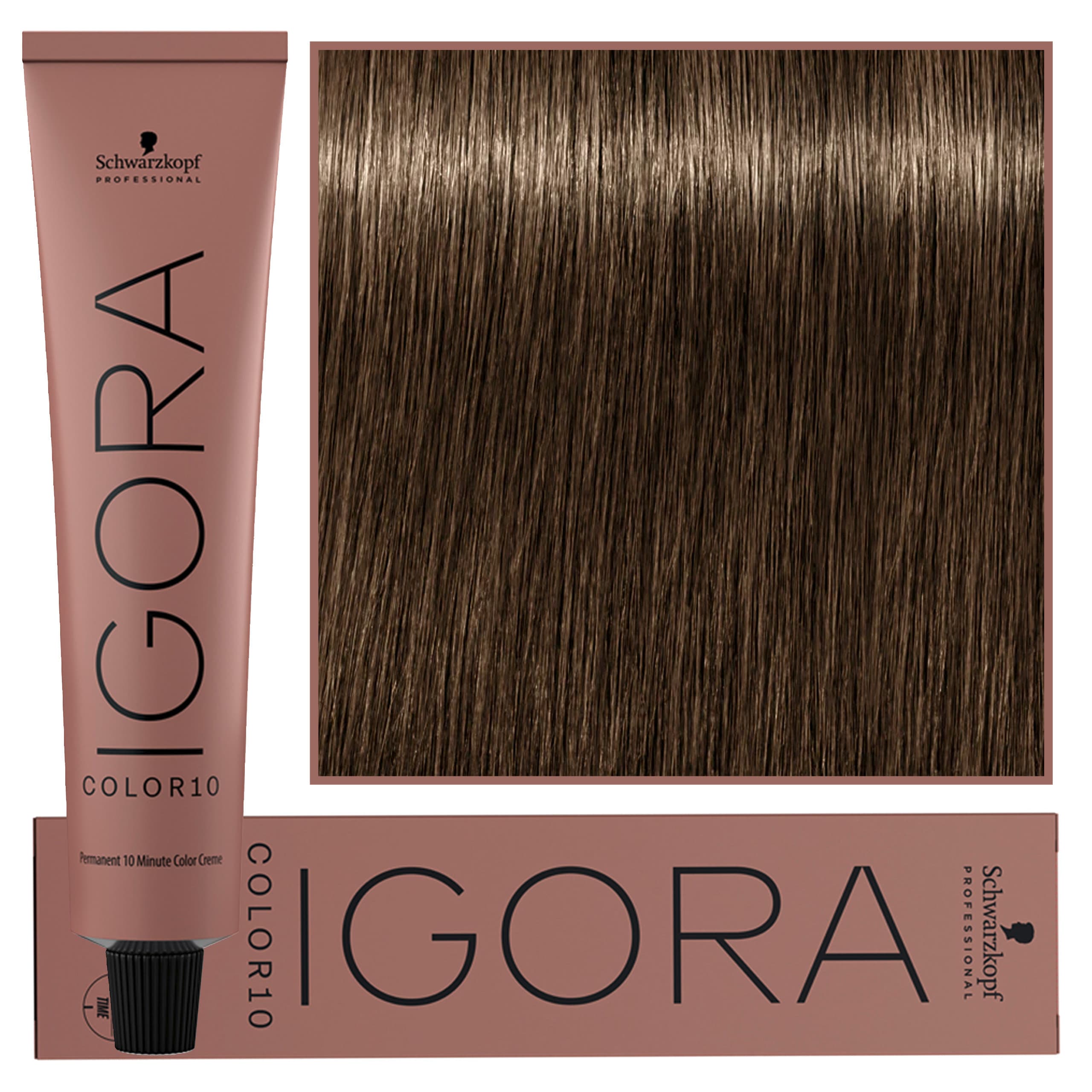 Igora Royal Color 10 – 10-minutowa farba do włosów, 6-0 | Ciemny Blond Naturalny