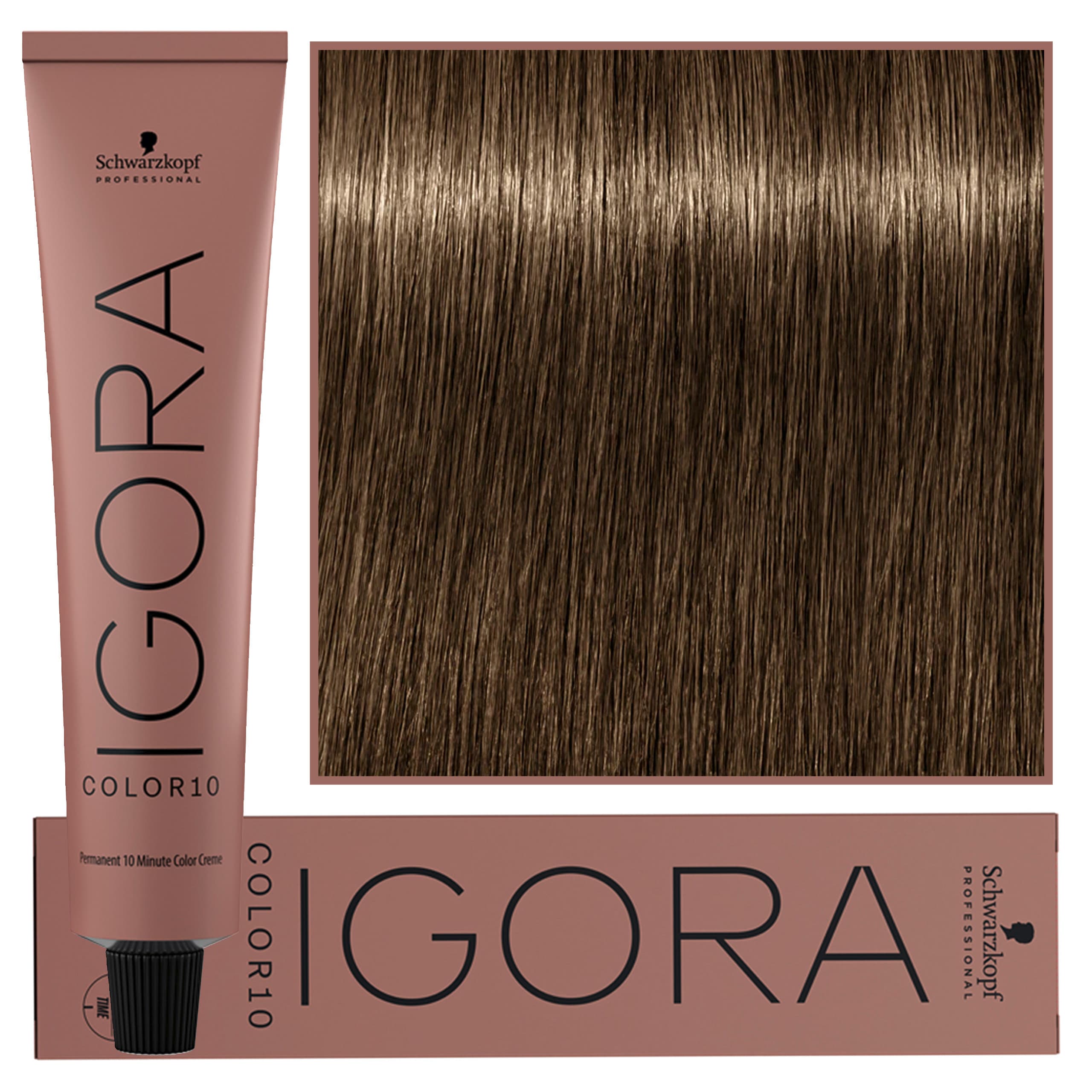 Igora Royal Color 10 – 10-minutowa farba do włosów, 7-0 | Średni Blond Naturalny