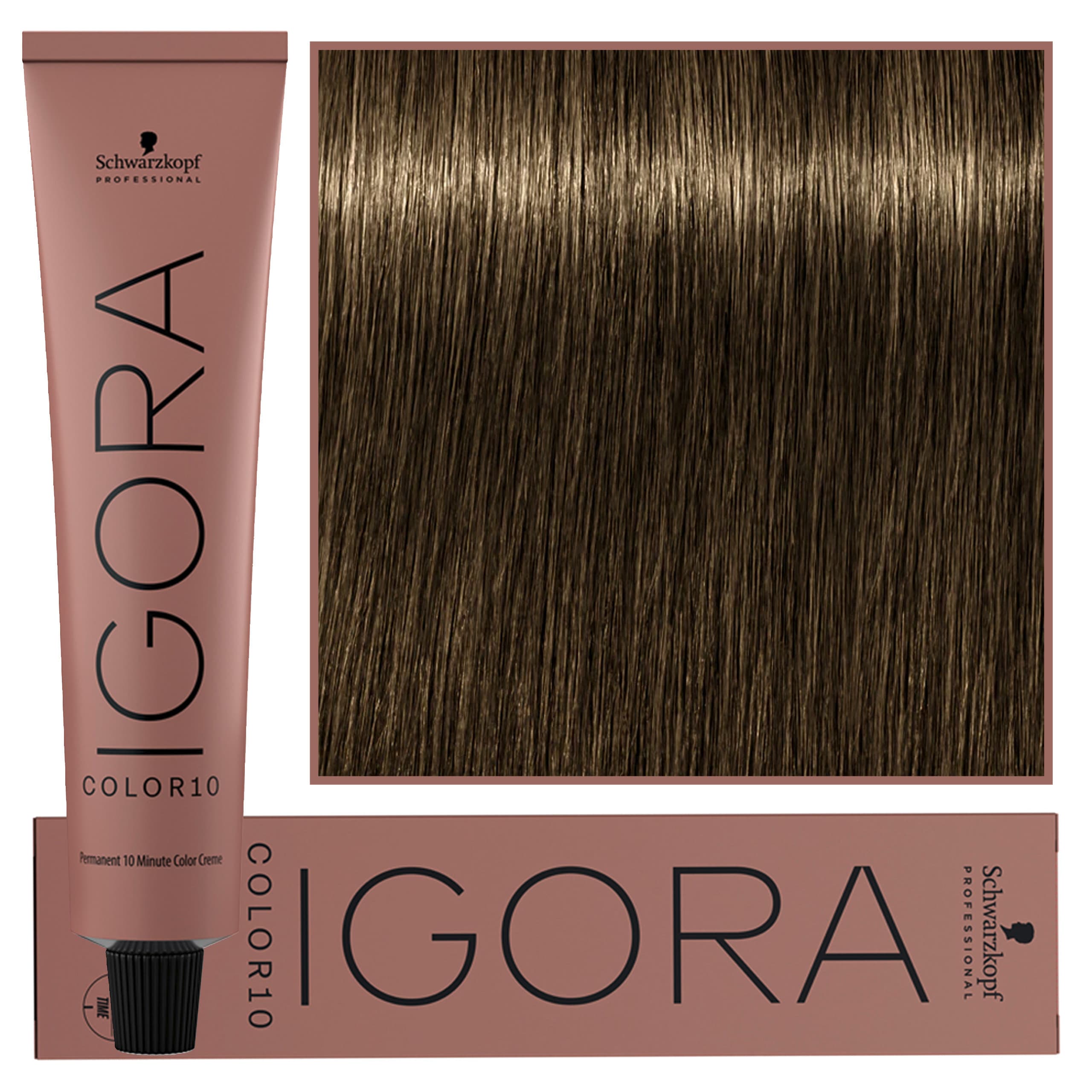 Igora Royal Color 10 – 10-minutowa farba do włosów, 7-12 | Średni Blond Cendre Popielaty
