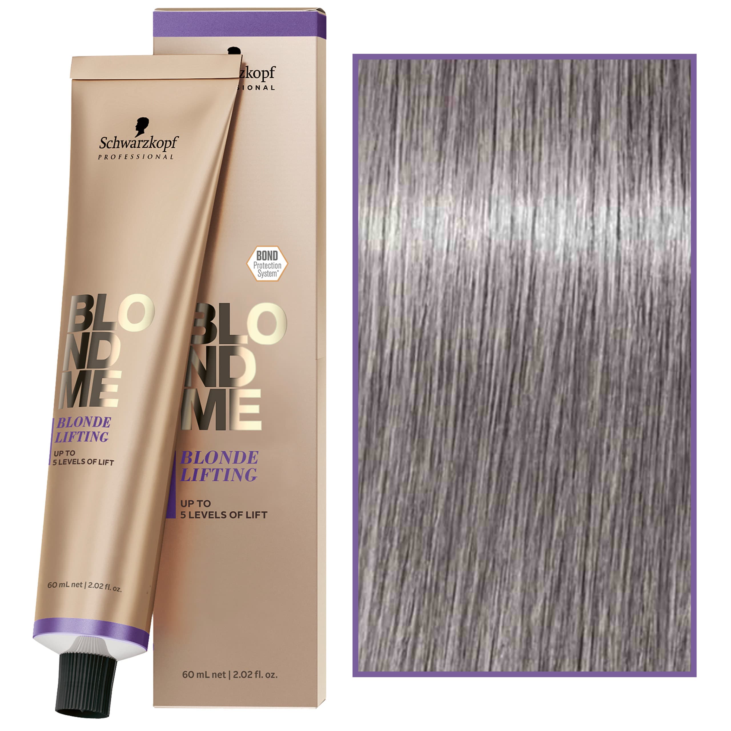 Schwarzkopf BlondMe Lifting - farba rozjaśniająca do włosów blond, Steel Blue | Stalowo-Niebieski