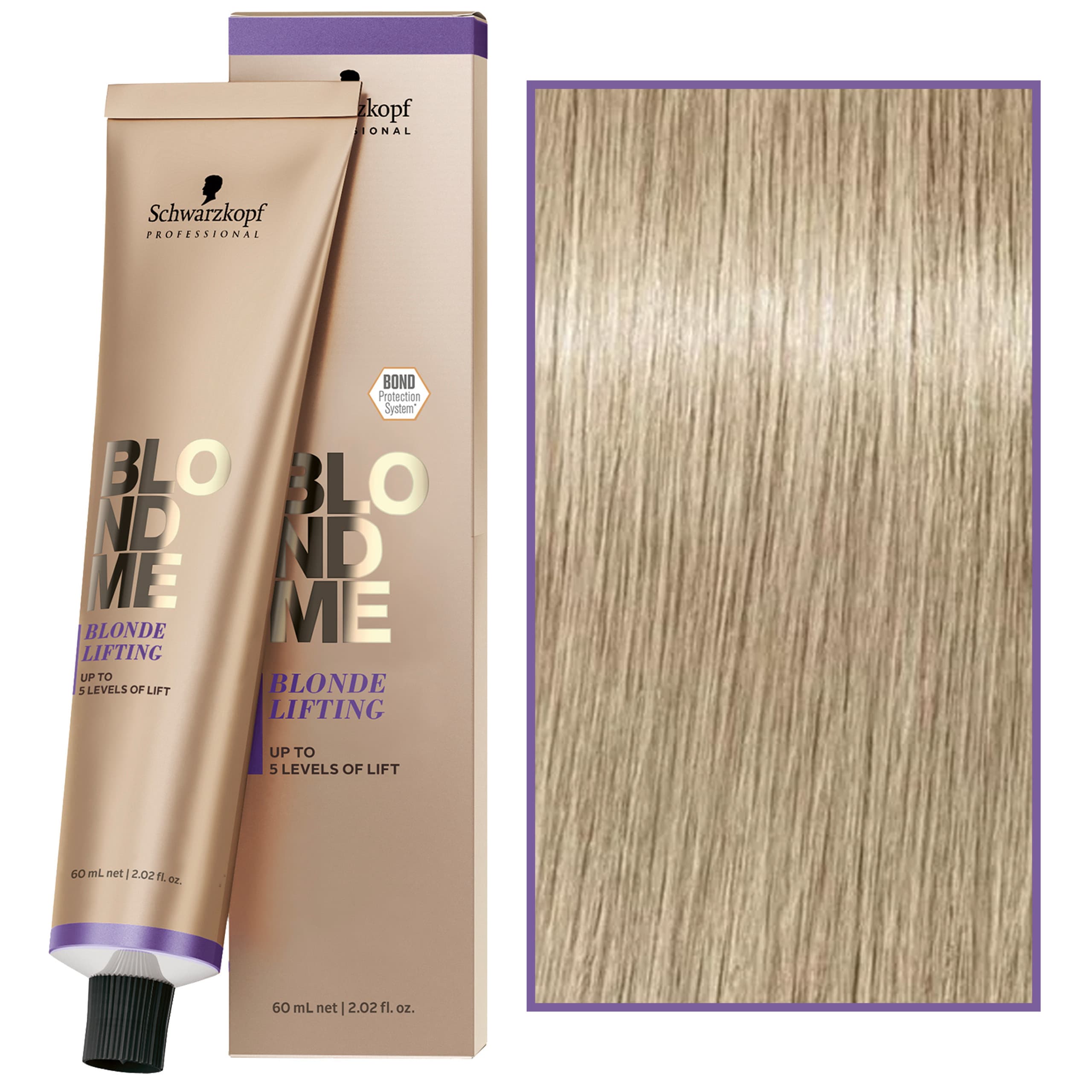 Schwarzkopf BlondMe Lifting - farba rozjaśniająca do włosów blond, Ash | Popielaty