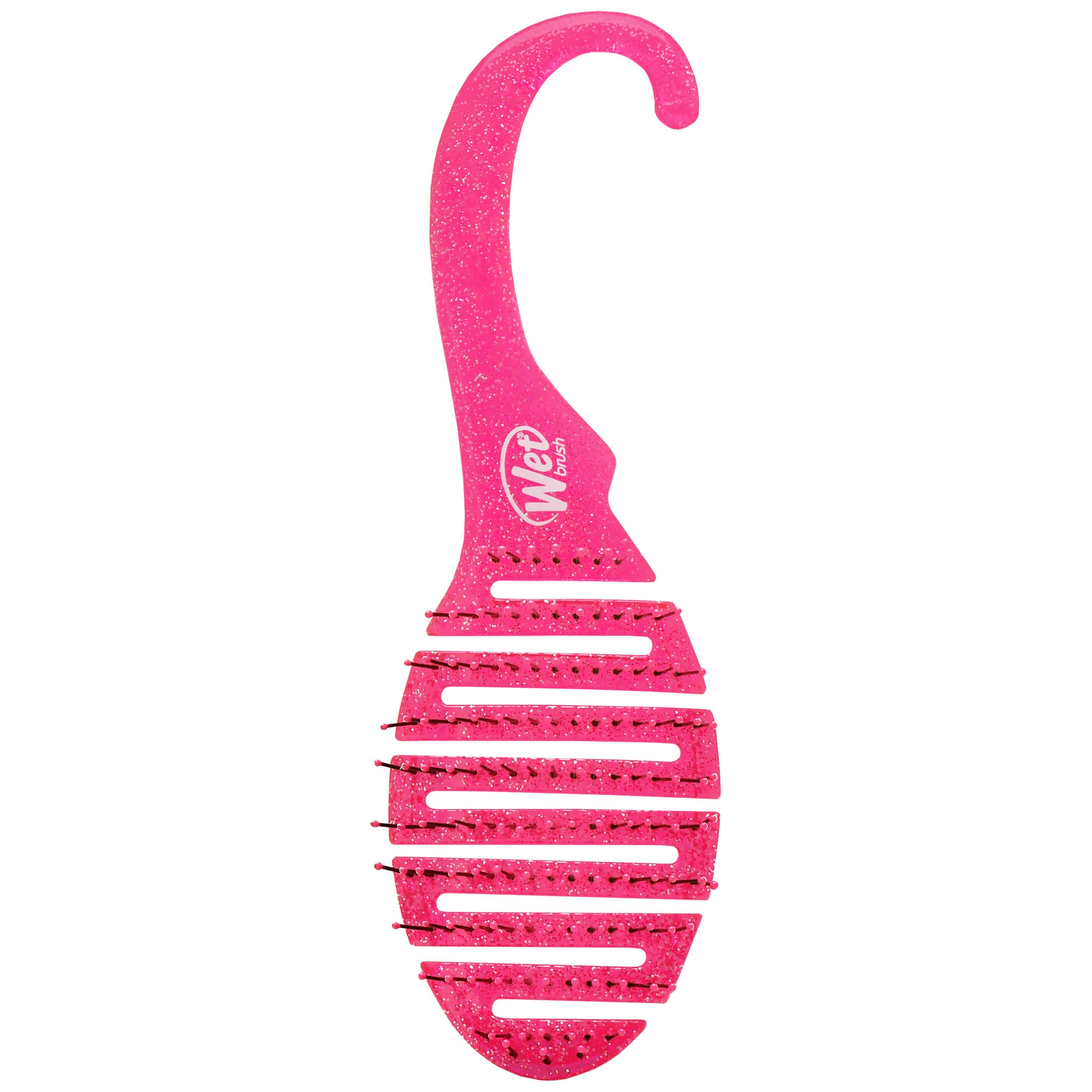 Shower Detangler - szczotka do włosów pod prysznic, różne kolory Glitter Pink | Różowy