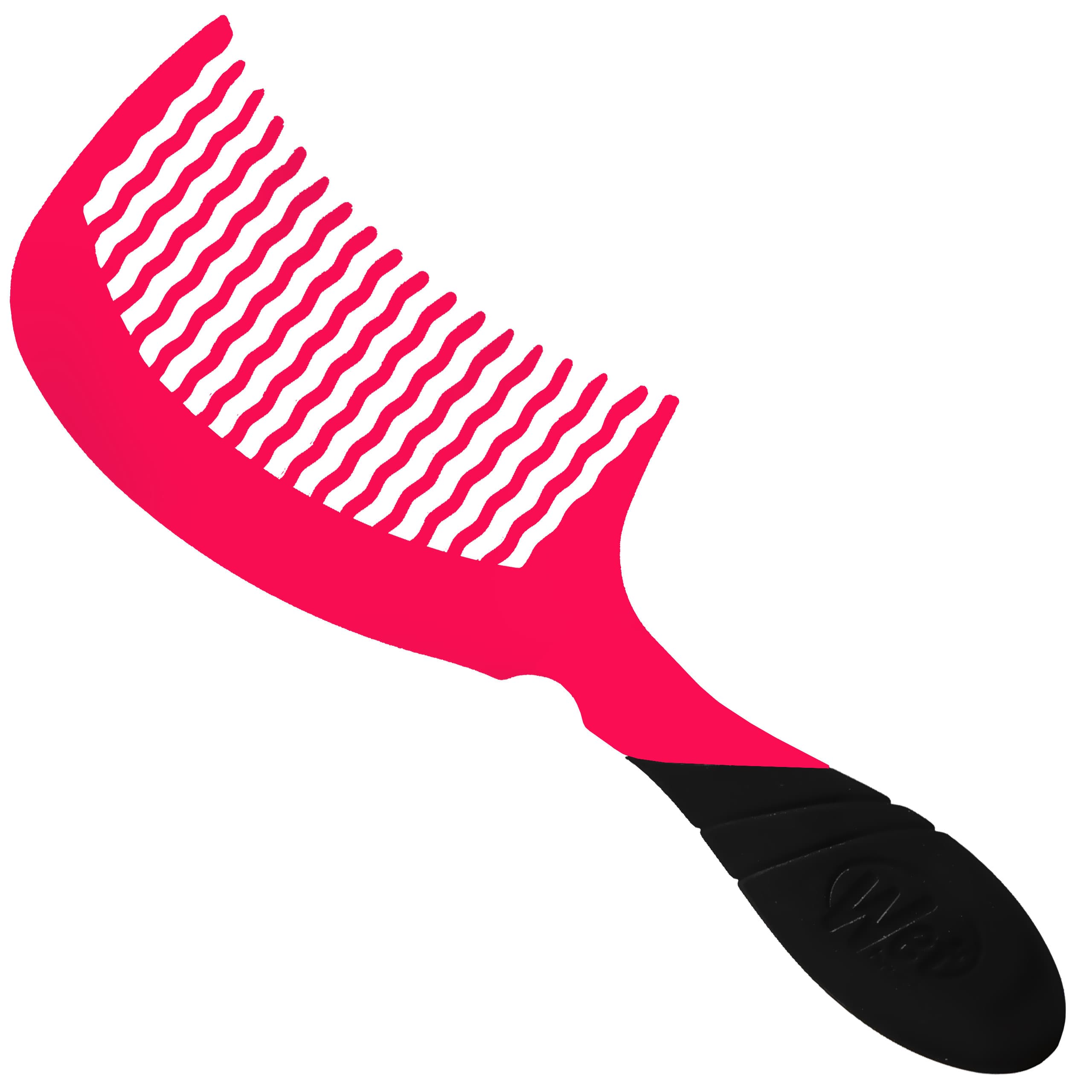 Pro Detangling Comb - grzebień do delikatnego rozczesywania włosów, różne kolory Pink | Różowy