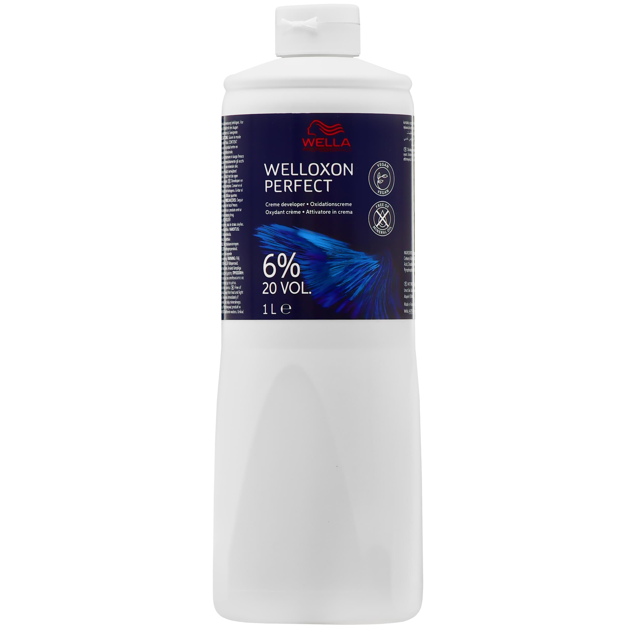 Welloxon Perfect Me - profesjonalny oxydant w kremie do koloryzacji włosów, 6%