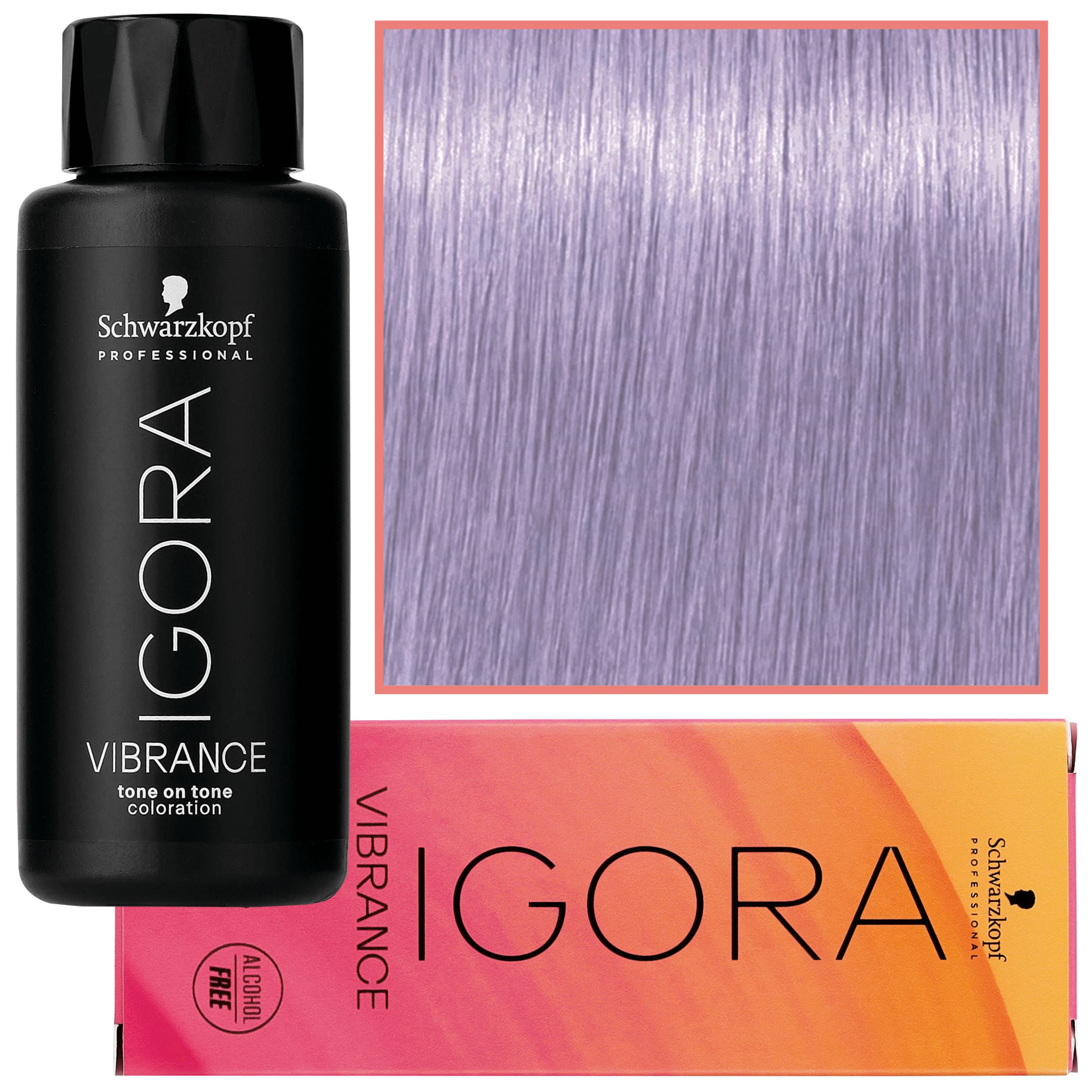 Igora Vibrance – półtrwała farba do włosów bez amoniaku, 9,5-9 | Fioletowy