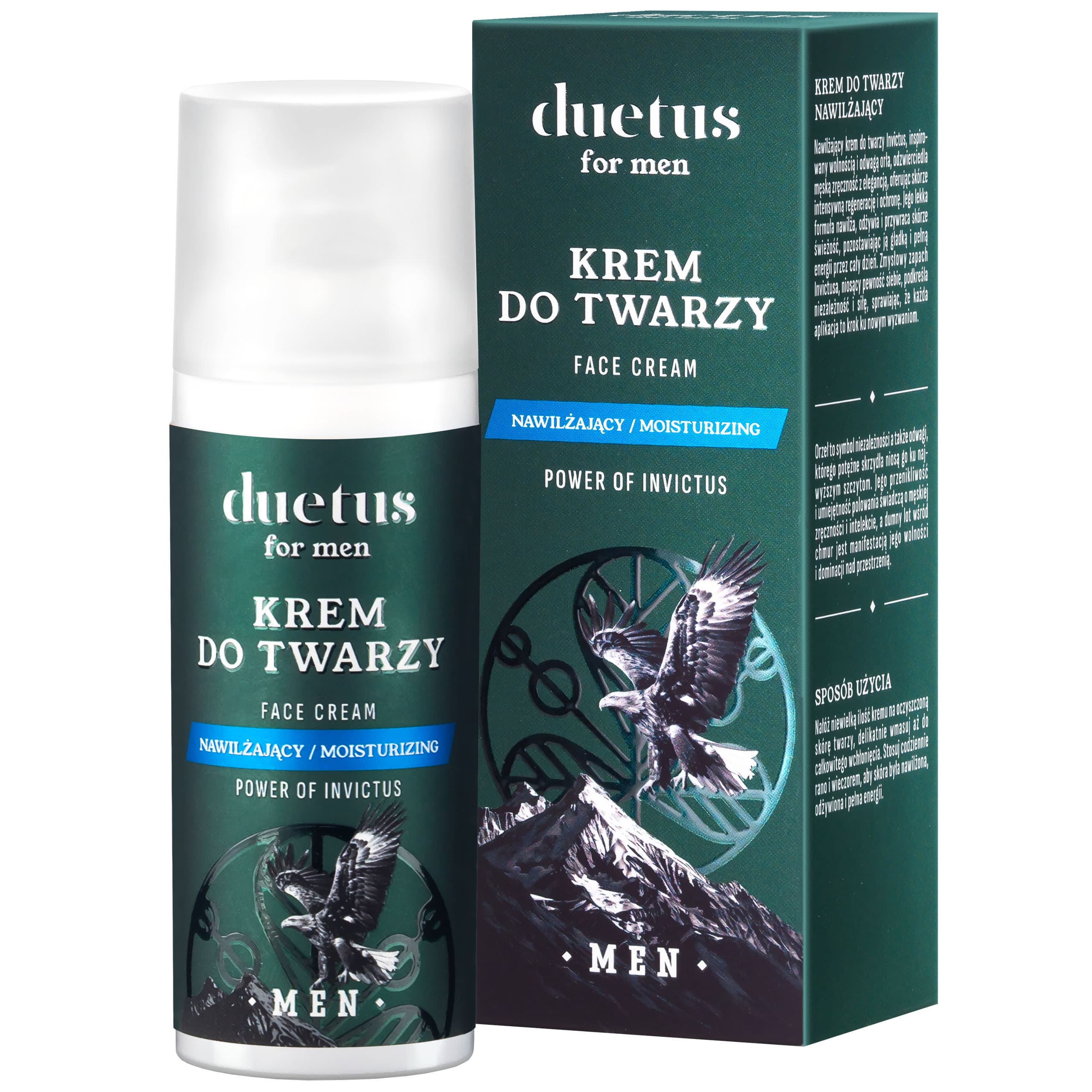 For Men Power of Invictus Nawilżający krem do twarzy