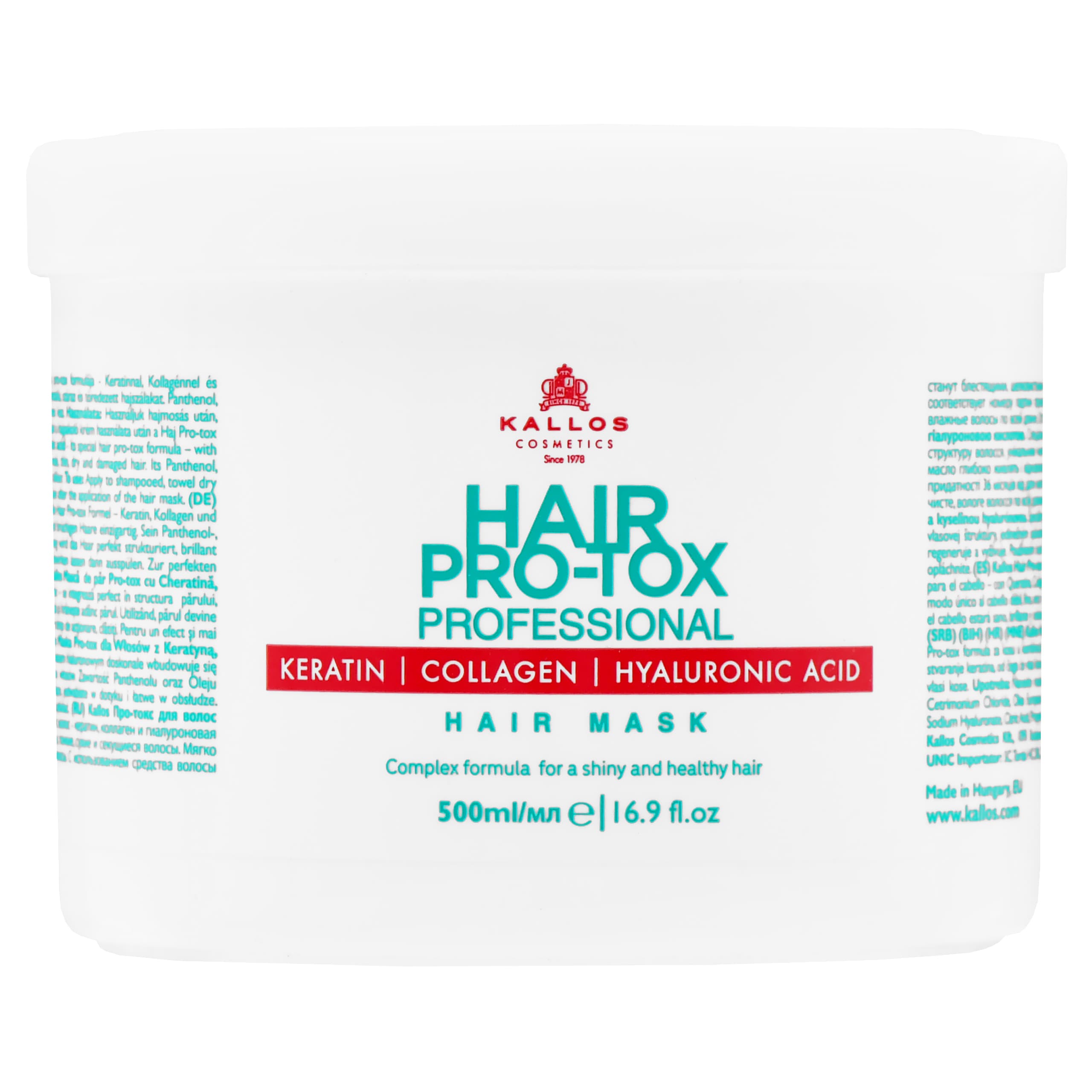 Hair Pro-Tox Mask - nawilżająca maska do włosów suchych i osłabionych