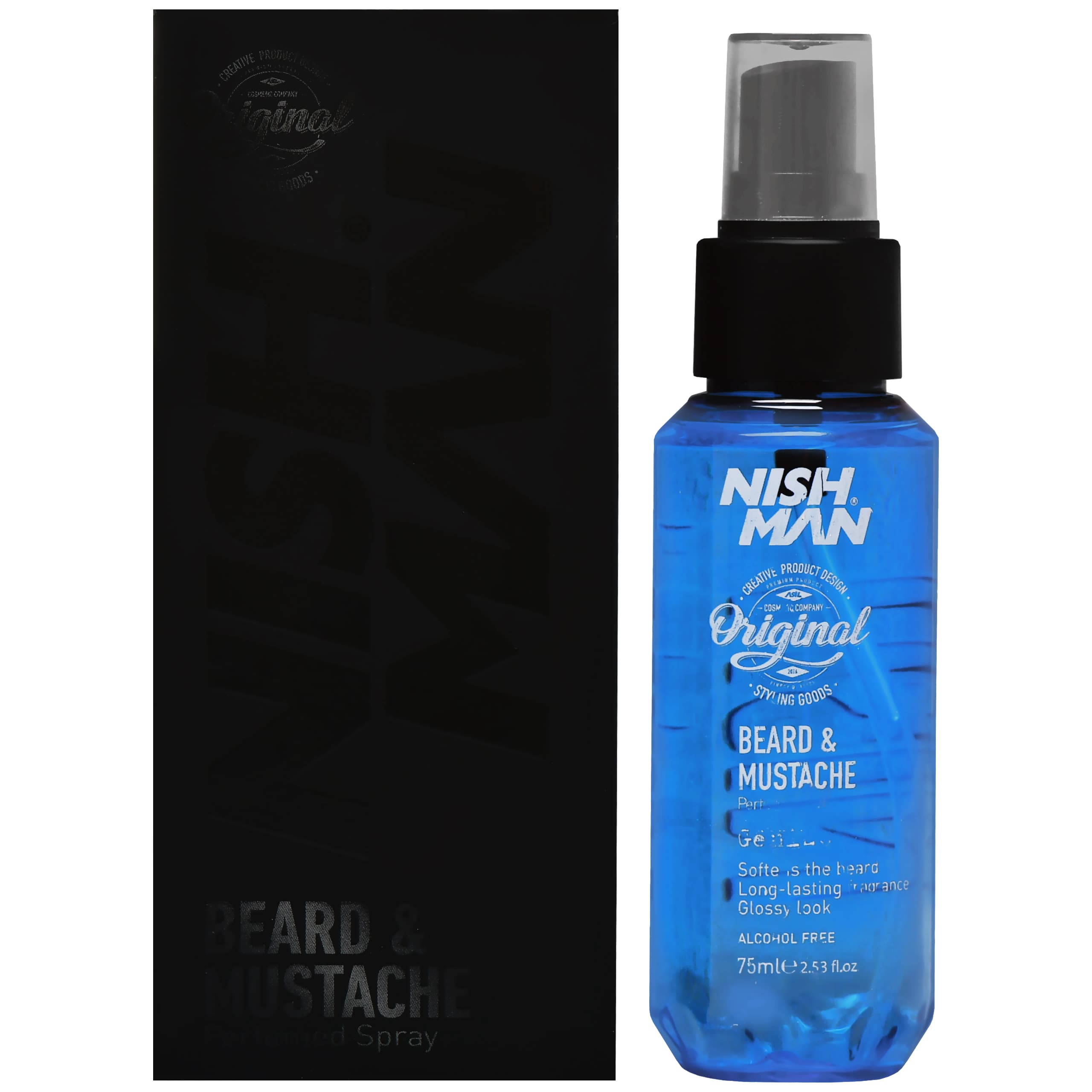 Genius Beard&Mustache Perfumed Spray - odświeżające perfumy do brody i wąsów