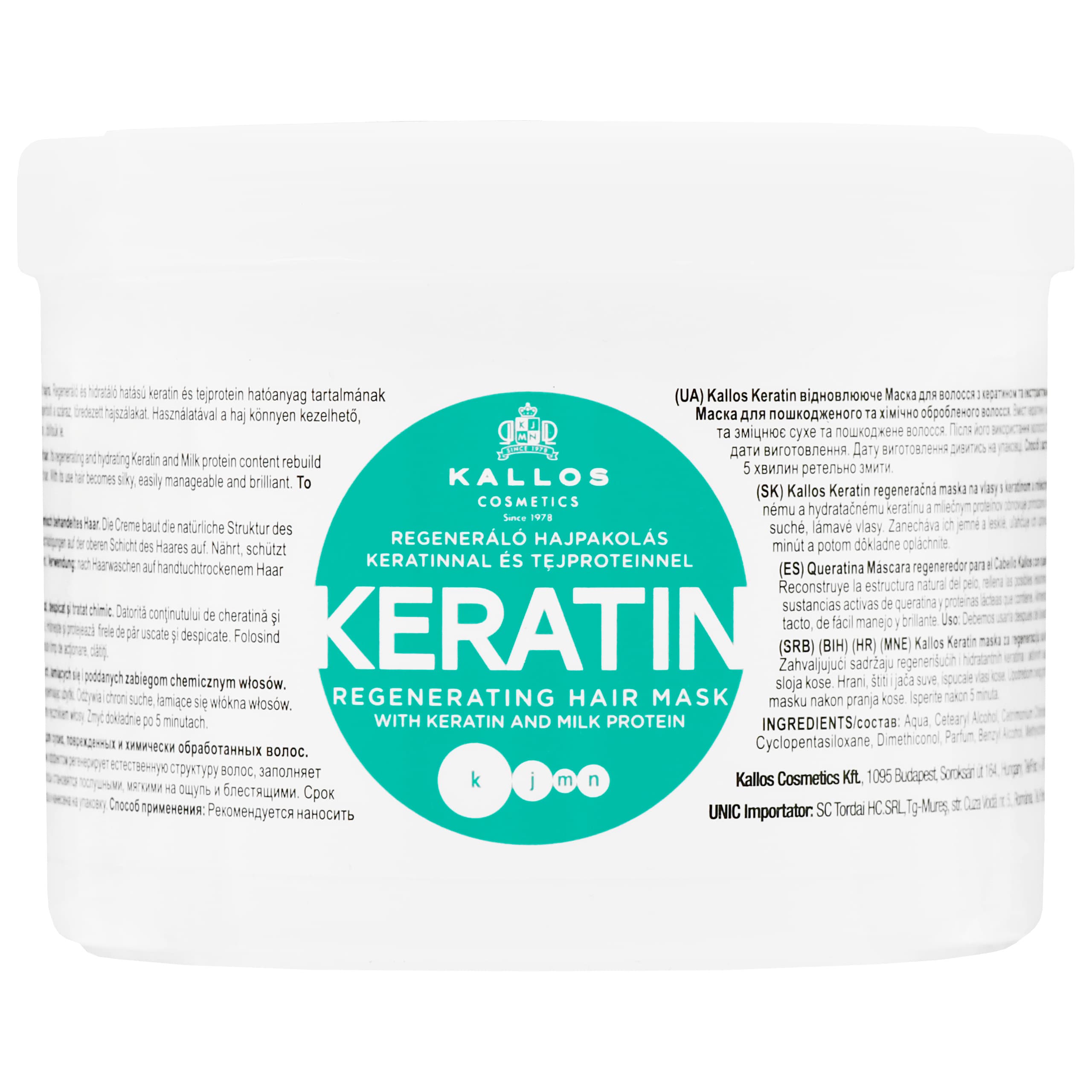 Keratin Mask - odbudowująca maska do włosów zniszczonych