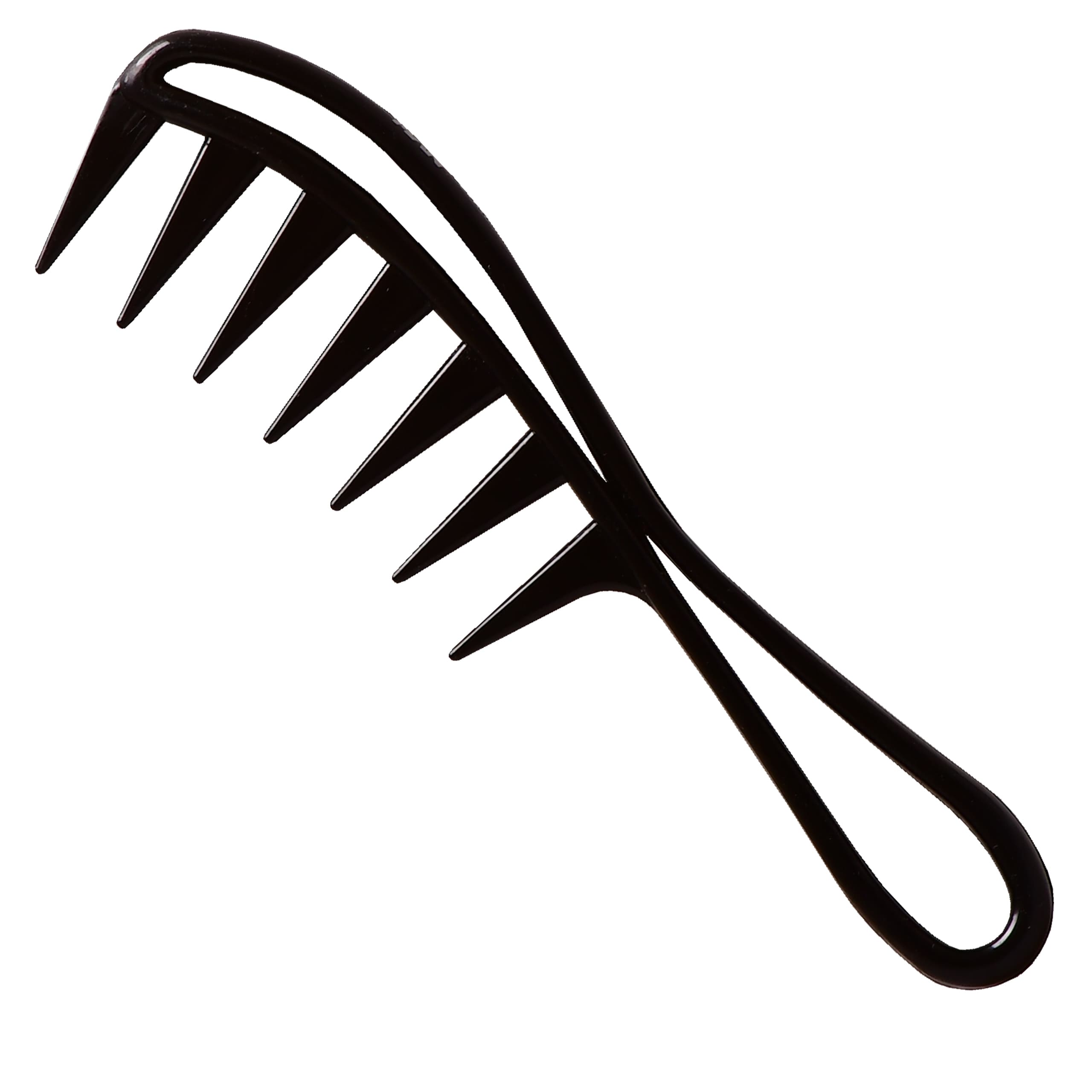 Hair Comb 043 - grzebień barberski do teksturyzowania włosów, czarny
