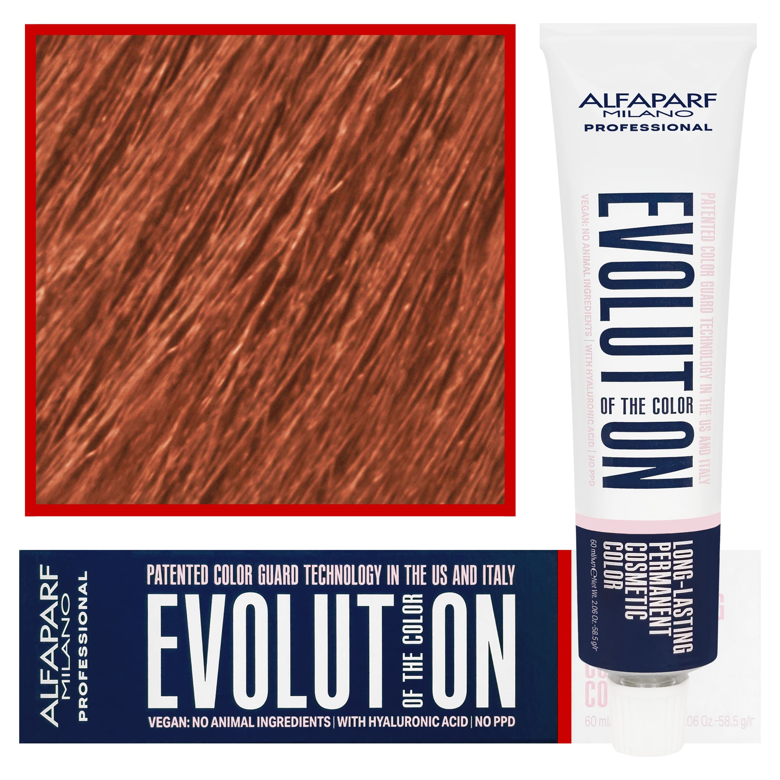 Evolution - wegańska farba do koloryzacji włosów, 8,4 | Jasny Blond Miedziany