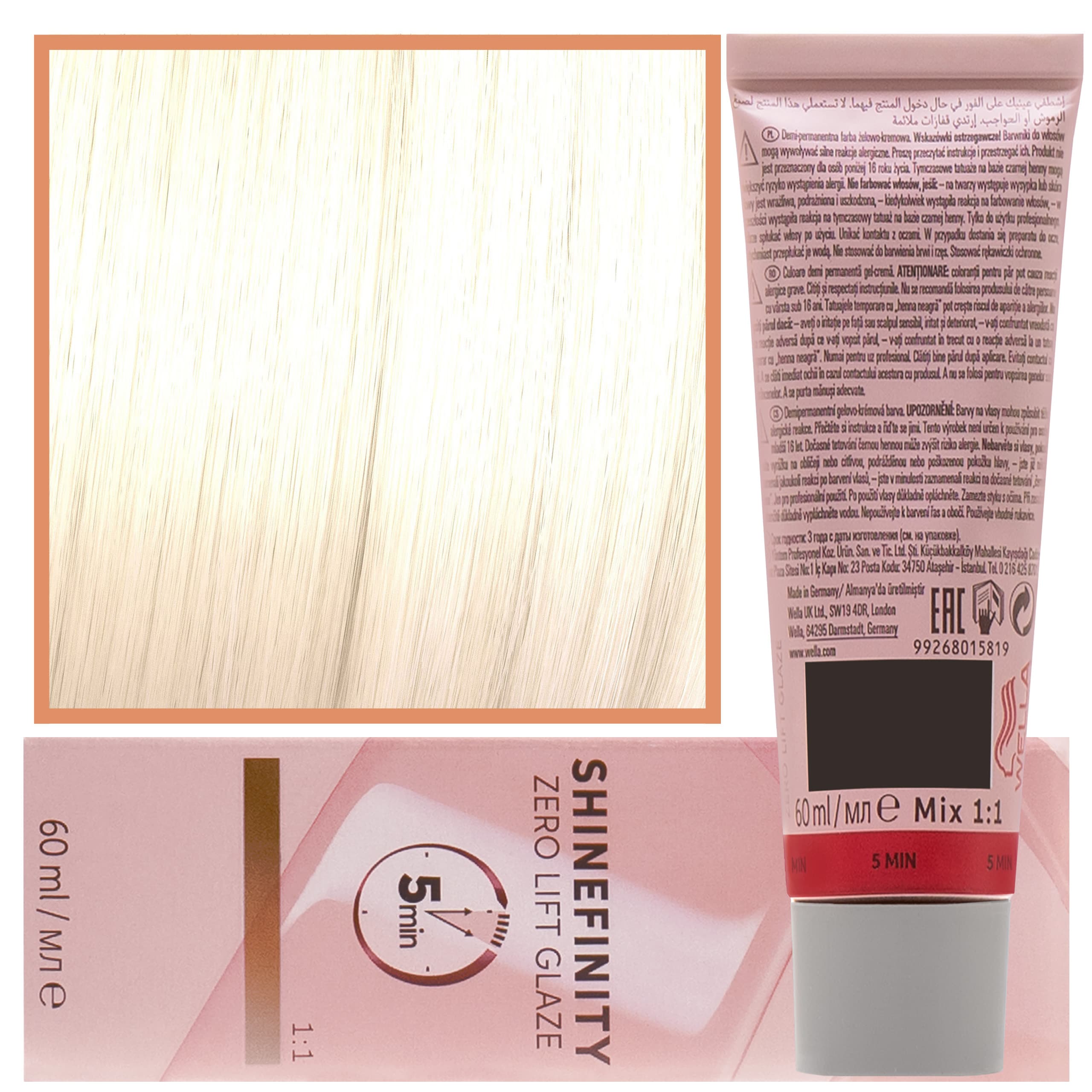 Shinefinity Zero Lift Glaze - profesjonalna farba do włosów, 010/36 | Waniliowy Błysk