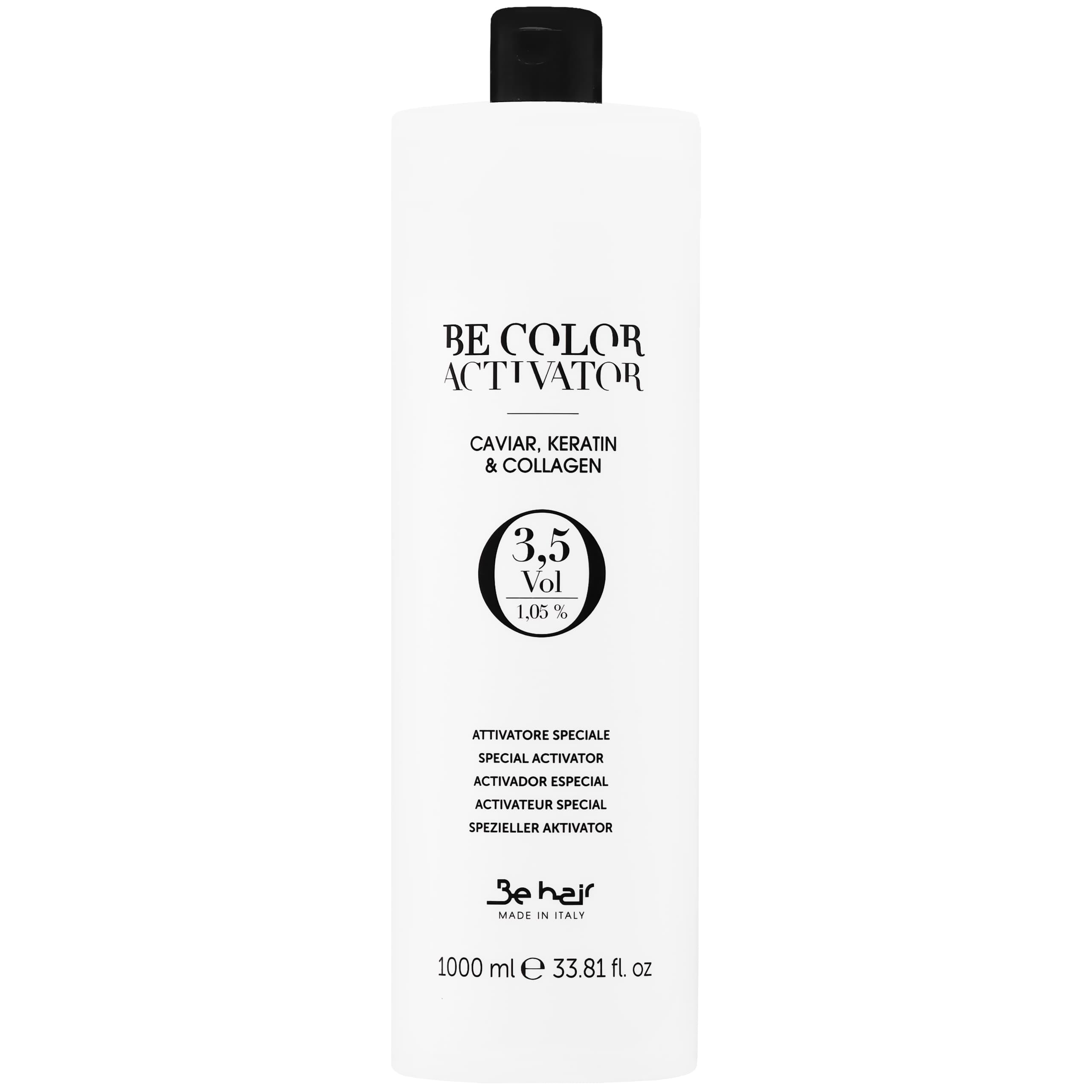 Be Color Activator - oksydant do farb z kompleksem kawioru, keratyny i kolagenu, Vol. 3.5 | 1.05%
