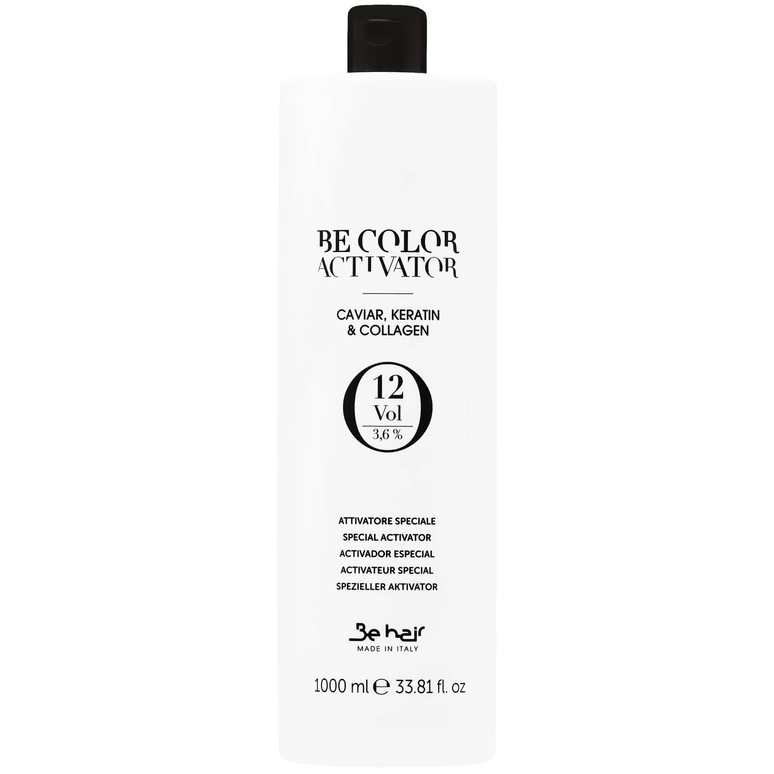 Be Color Activator - oksydant do farb z kompleksem kawioru, keratyny i kolagenu, Vol. 12 | 3.6%