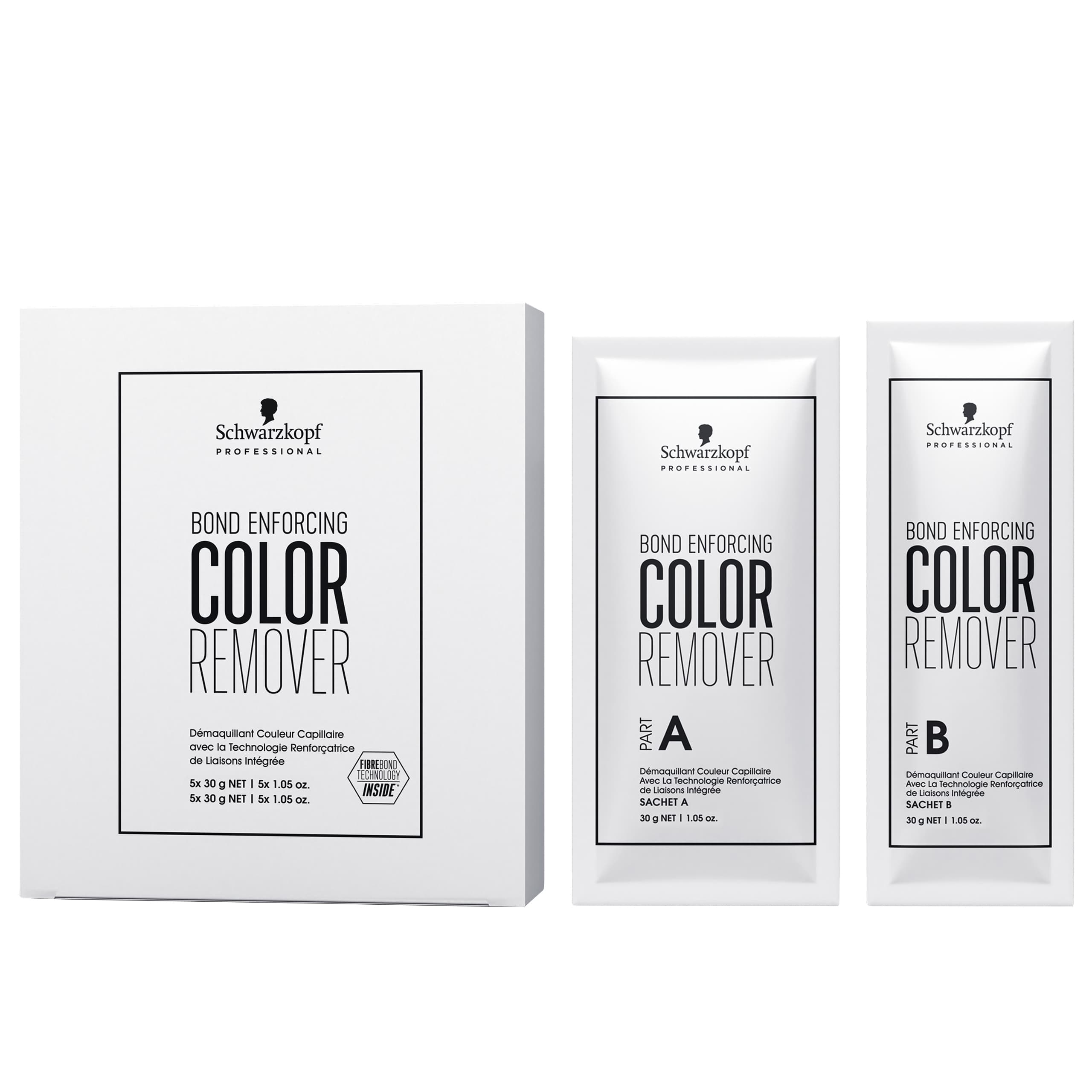 Schwarzkopf Bond Enforcing Color Remover - profesjonalny dekoloryzator do włosów, zestaw