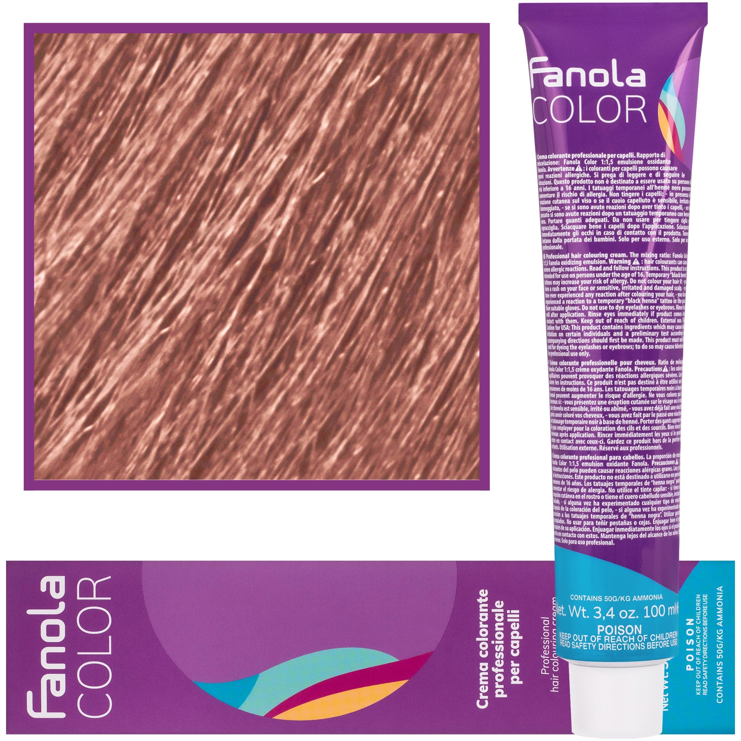 Crema Color farba - profesjonalny krem koloryzujący, 10.16 | Platynowy Popielaty Czerwony Blond