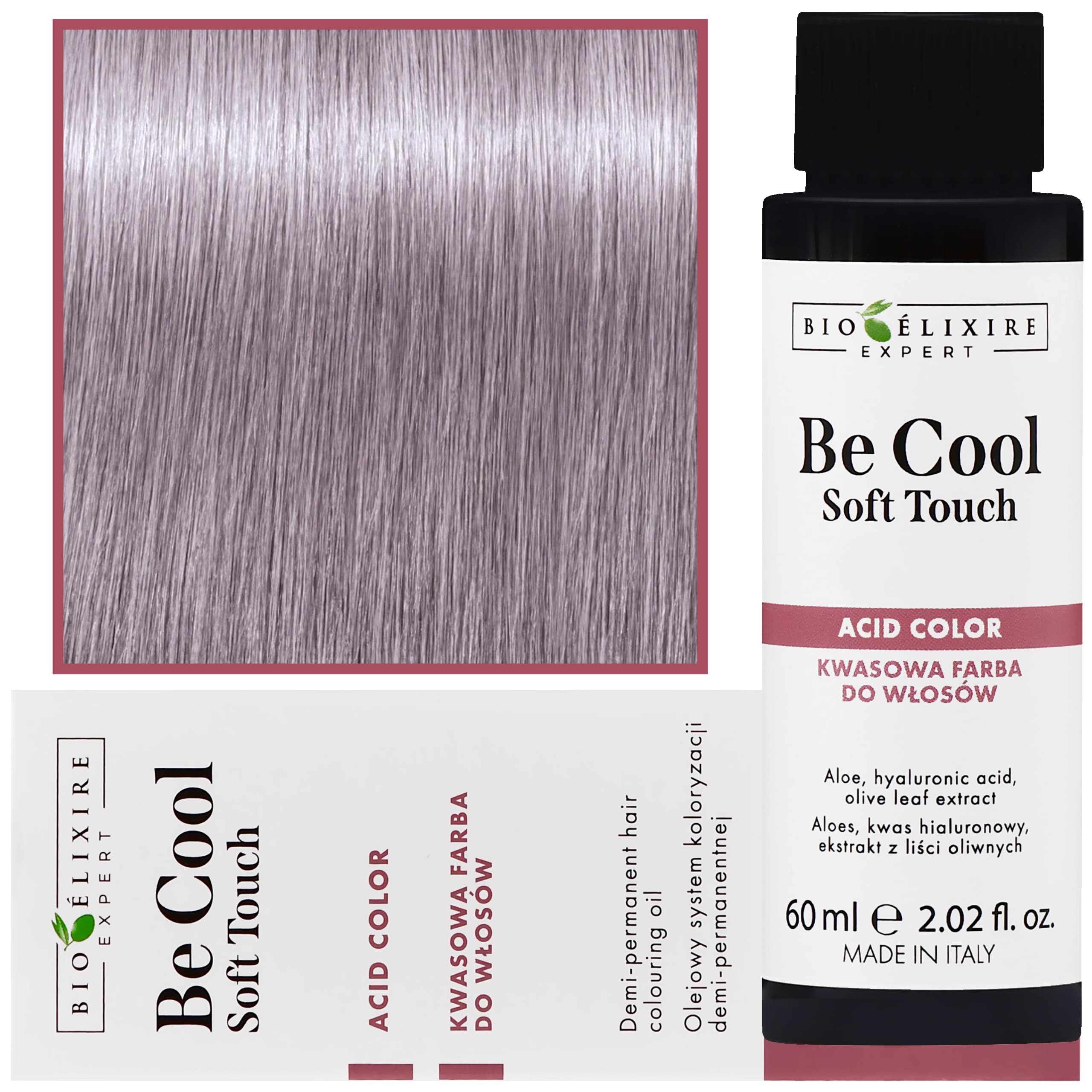 Be Cool Soft Touch - wegańska farba do włosów o kwasowej formule, 10.2 | Platynowy Irysowy Blond