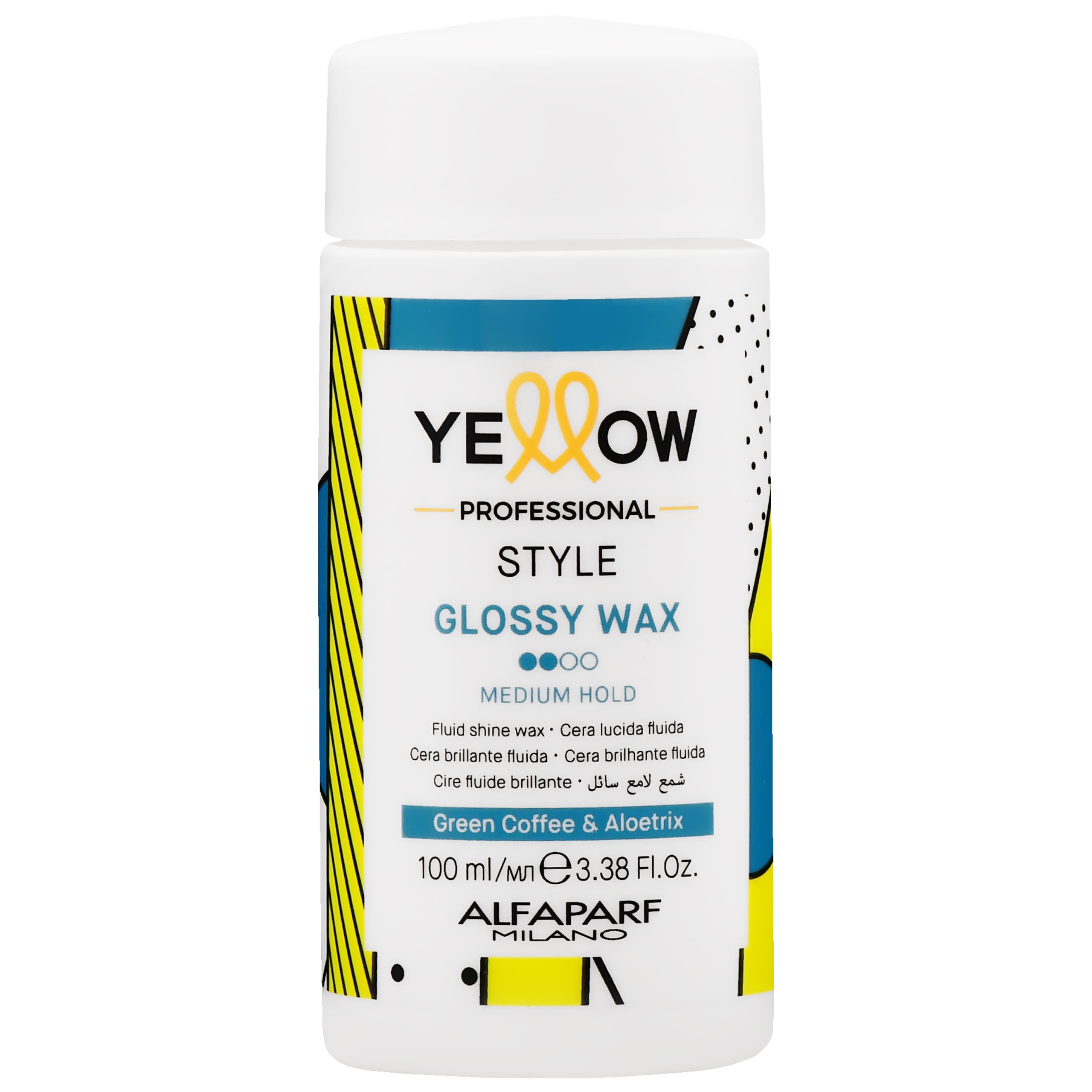 Yellow Style Glossy Wax – wosk do włosów o średnim utrwaleniu i intensywnym połysku