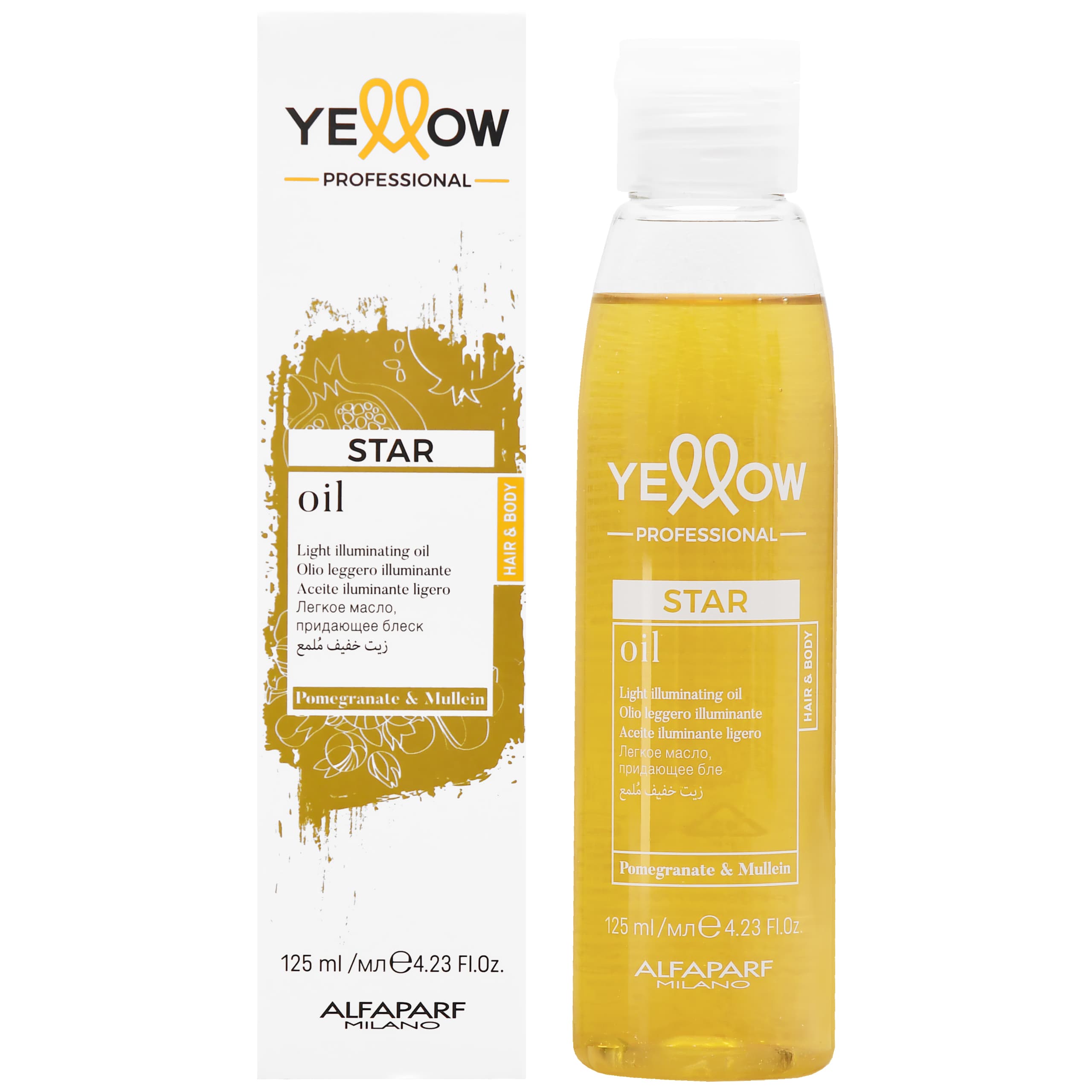 Yellow Star Oil – nabłyszczający olejek do włosów pozbawionych blasku