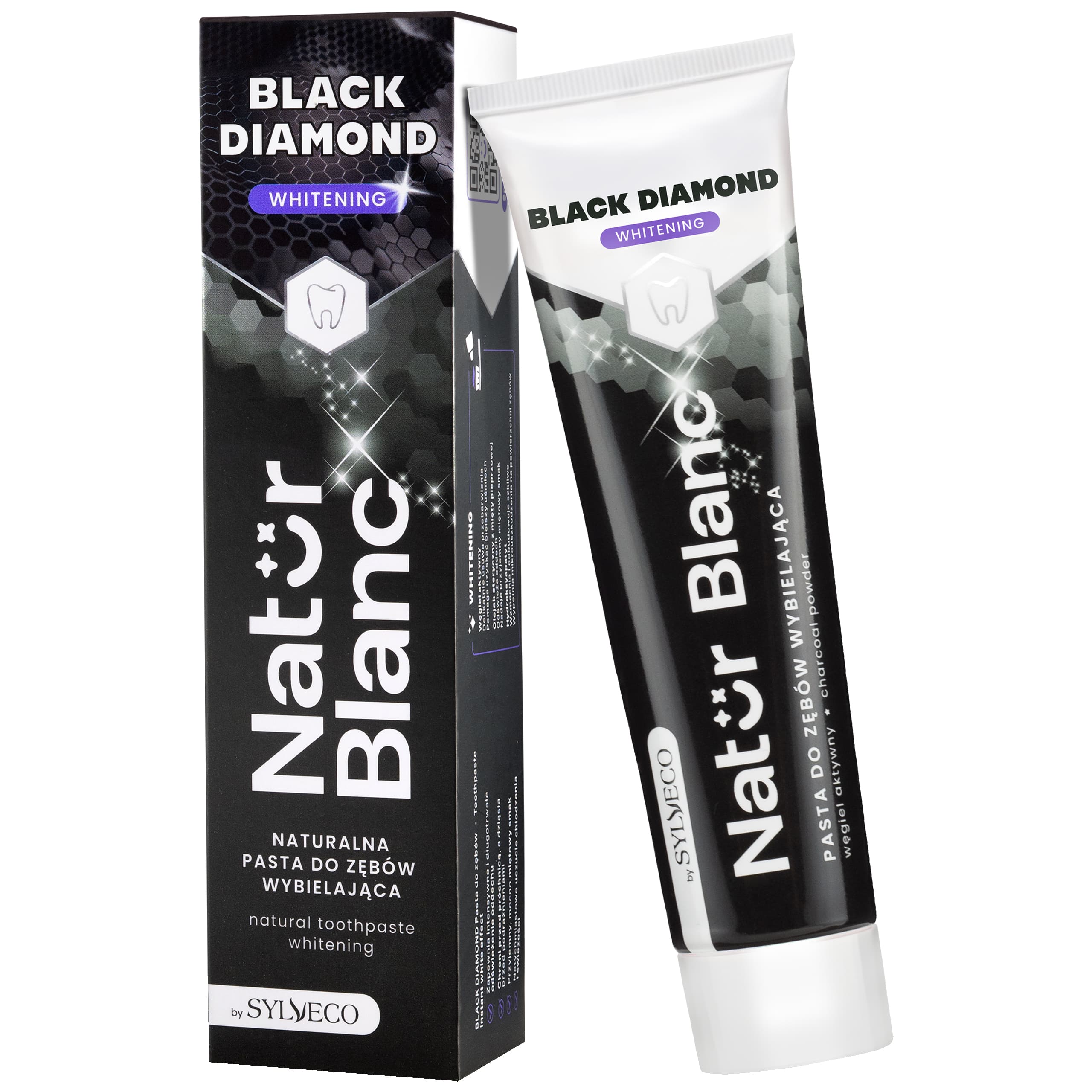 Natur Blanc Black Diamond Pasta do zębów z węglem aktywnym