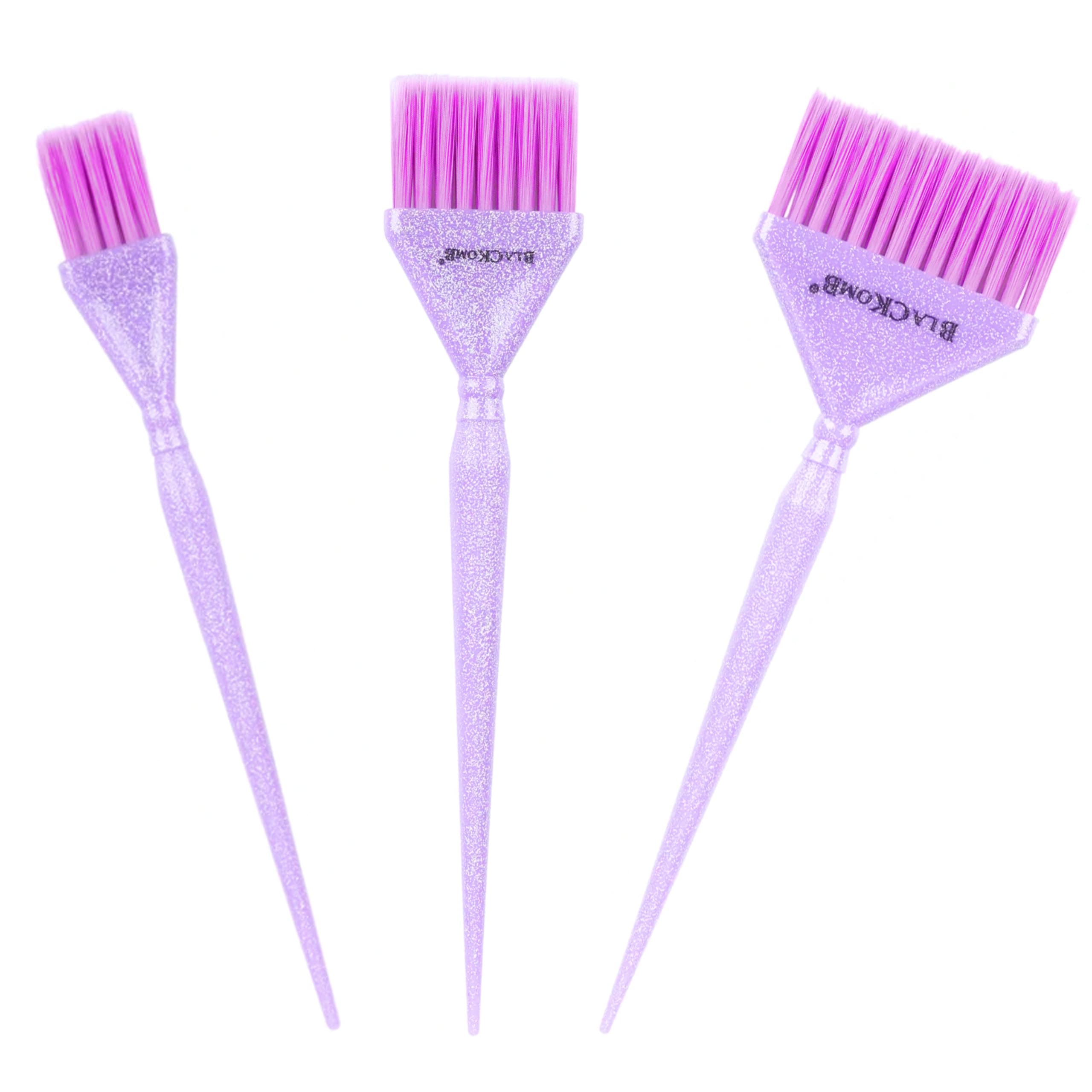 Blackomb Glam Brushes - zestaw 3 pędzelków do farbowania włosów