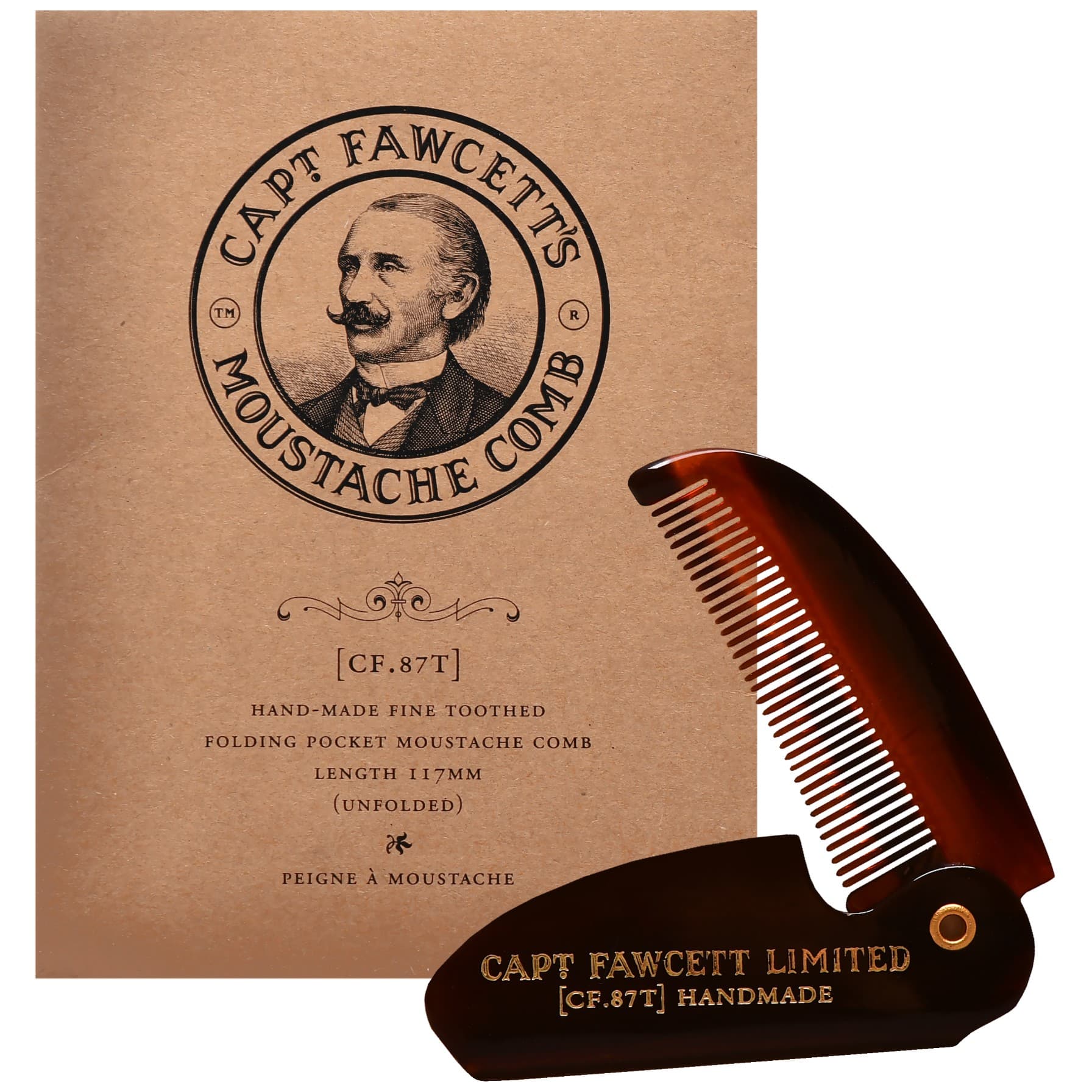 Moustache Comb – elegancki grzebień do wąsów