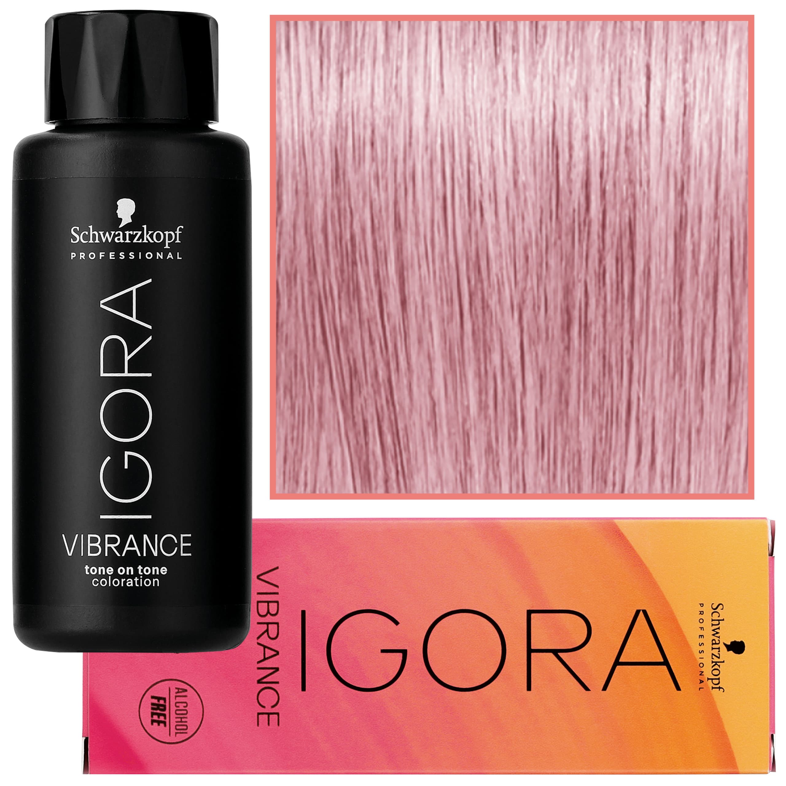 Igora Vibrance – półtrwała farba do włosów bez amoniaku, 10-19 | Popielato‑fioletowy blond
