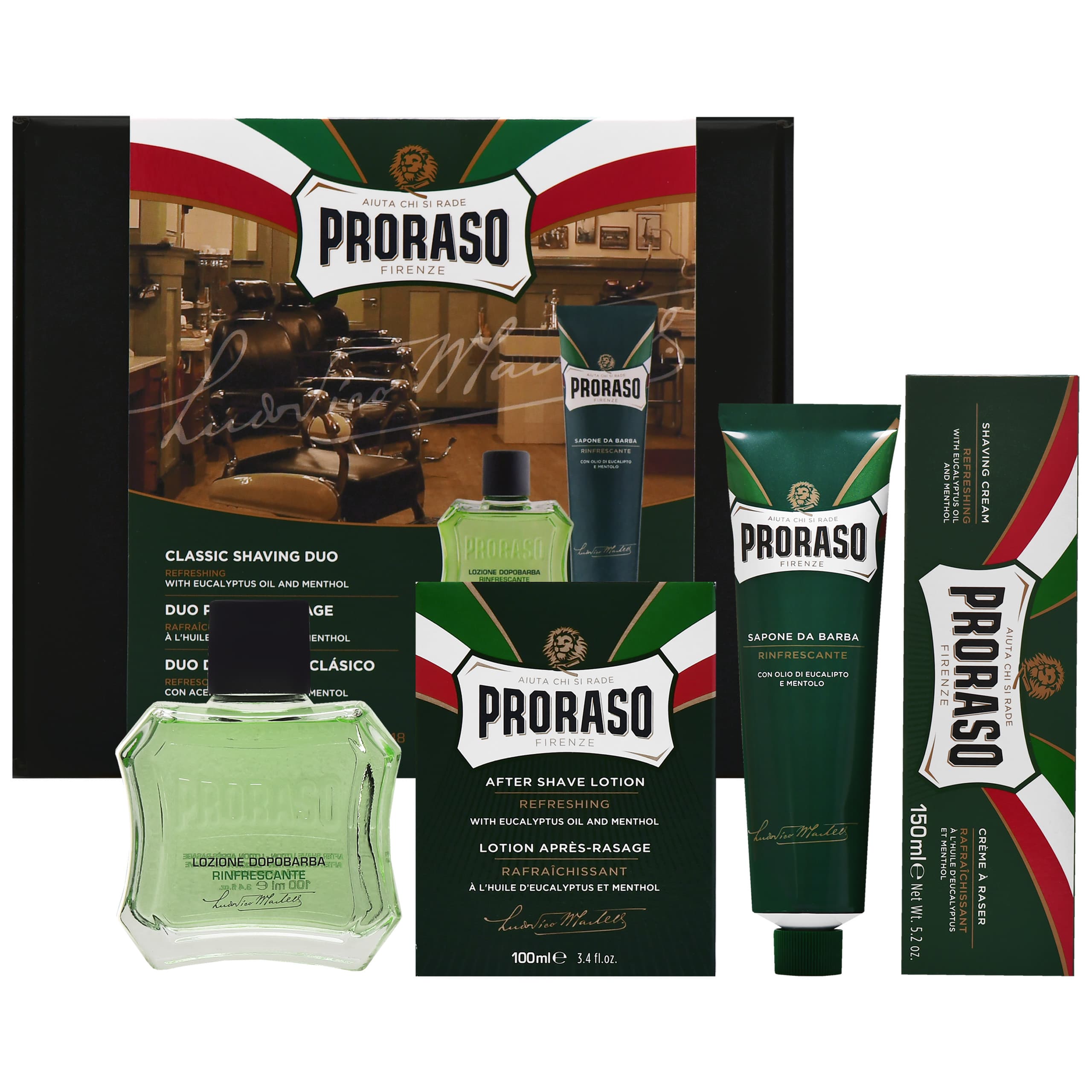 Refreshing Classic Duo Pack Shaving – krem do golenia i płyn po goleniu,+