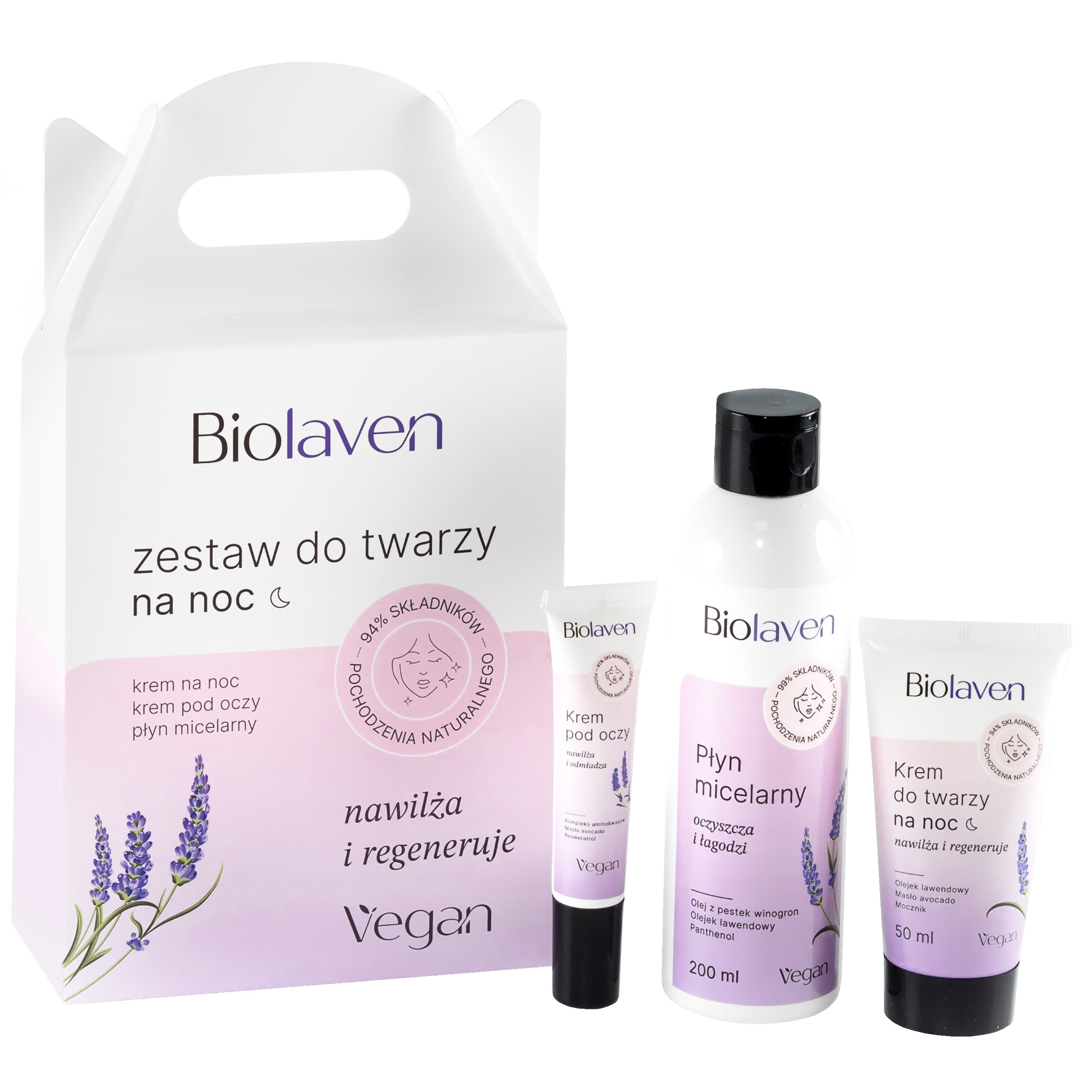 Zestaw do twarzy na noc – kompleksowa nocna pielęgnacja,++