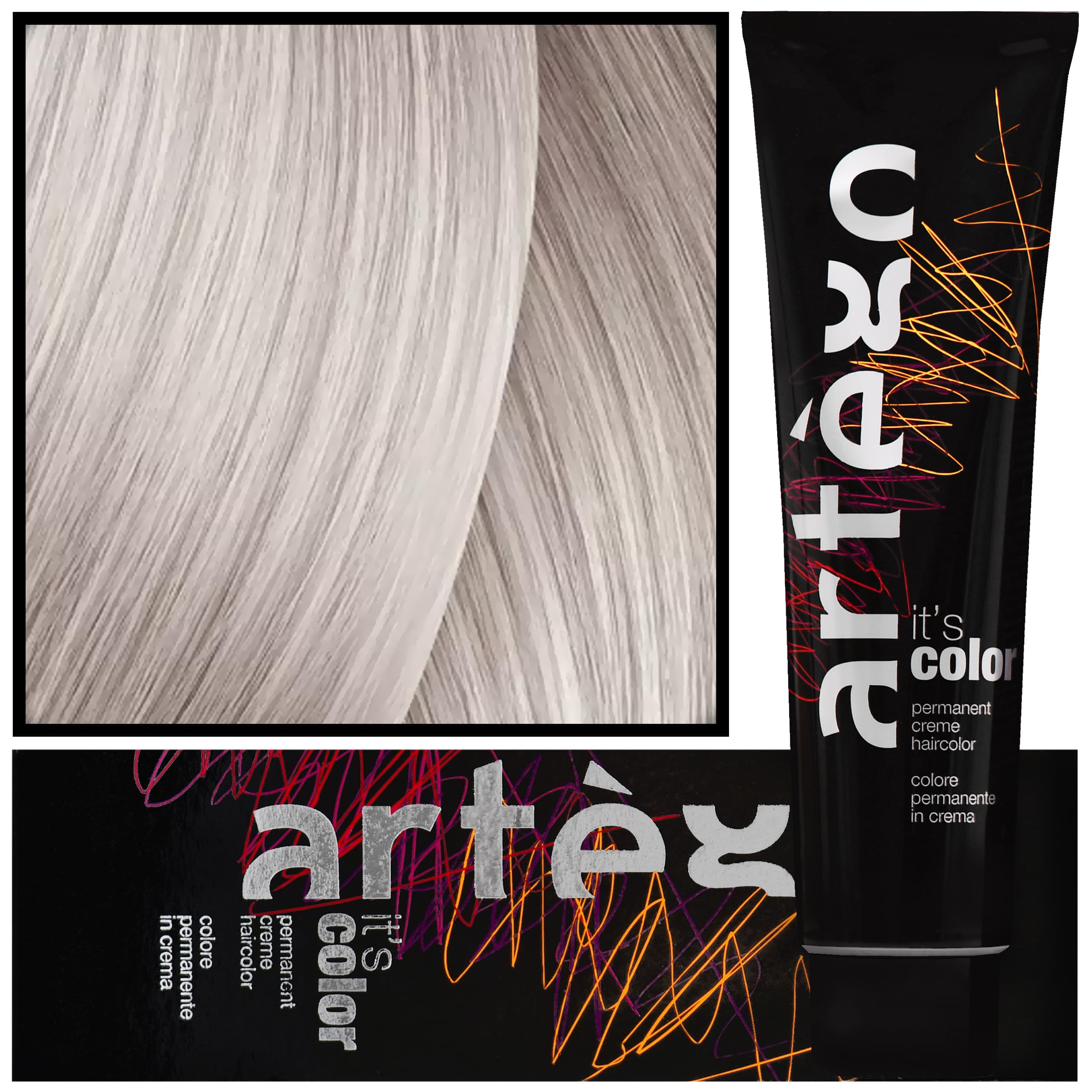 IT'S COLOR - profesjonalna farba w kremie, cała paleta kolorów, 10S | Platynowy Piaskowy Blond
