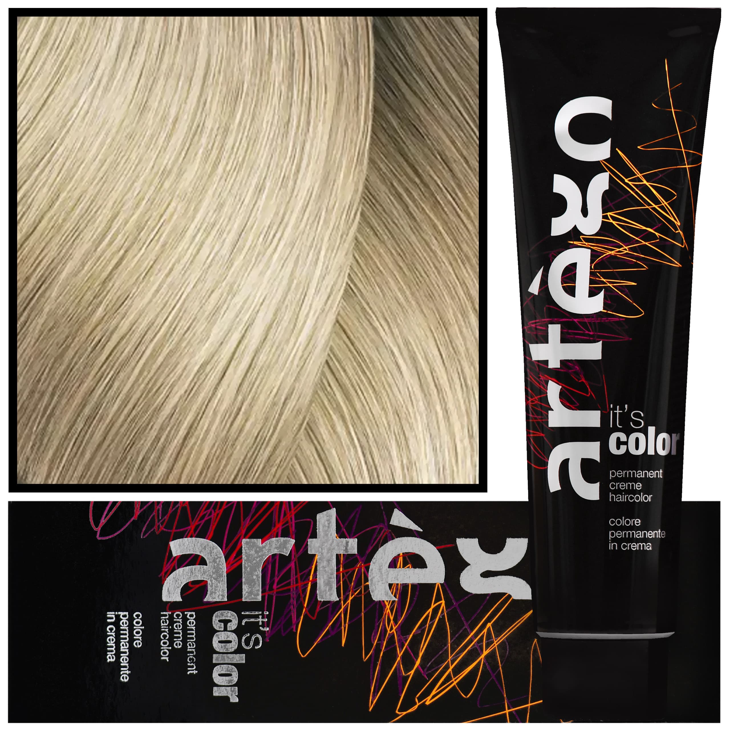 IT'S COLOR - profesjonalna farba w kremie, cała paleta kolorów, 12.03 - 12NG | Super Delikatny Złocisty Blond