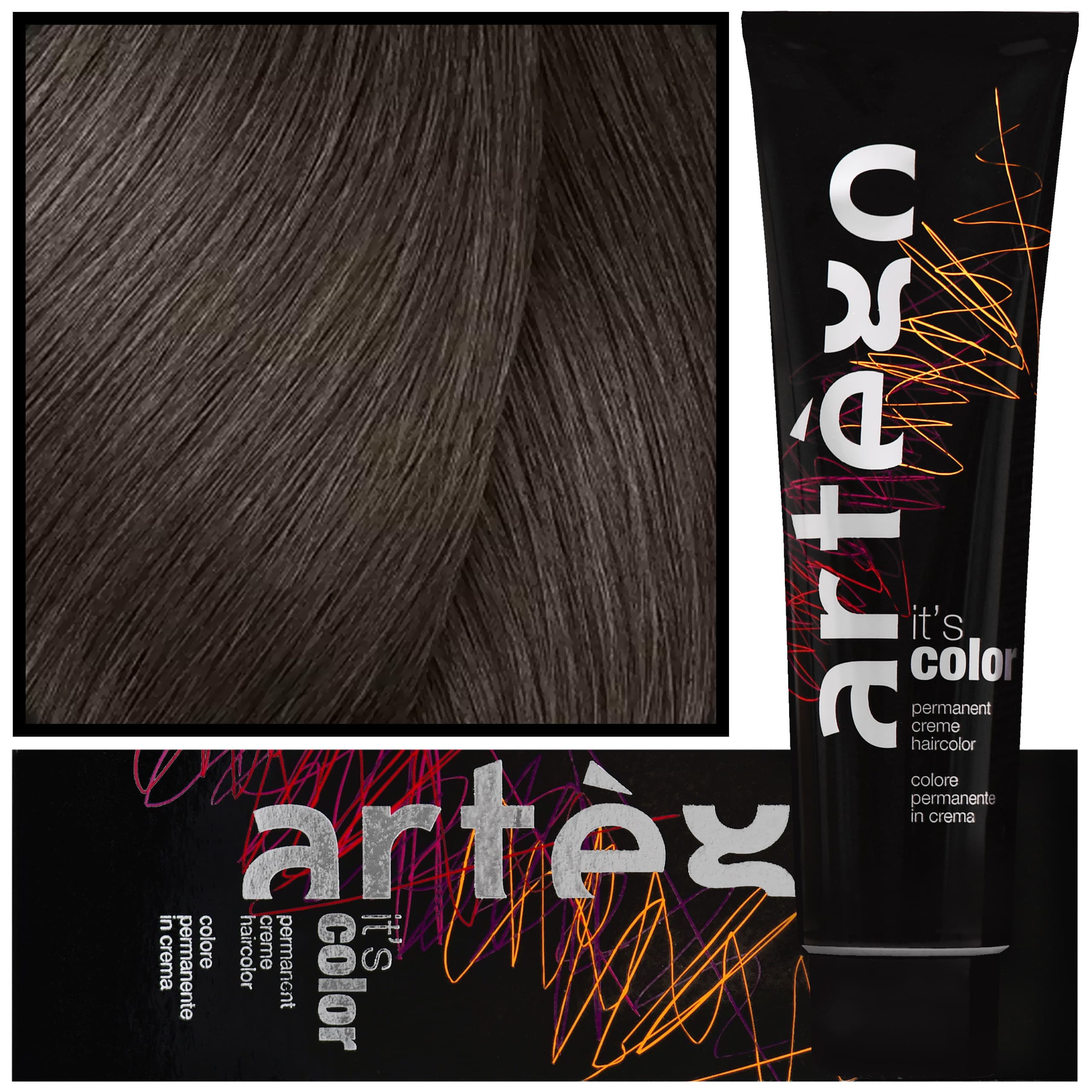 IT'S COLOR - profesjonalna farba w kremie, cała paleta kolorów, 5.3 - | Jasny Złocisty Brąz