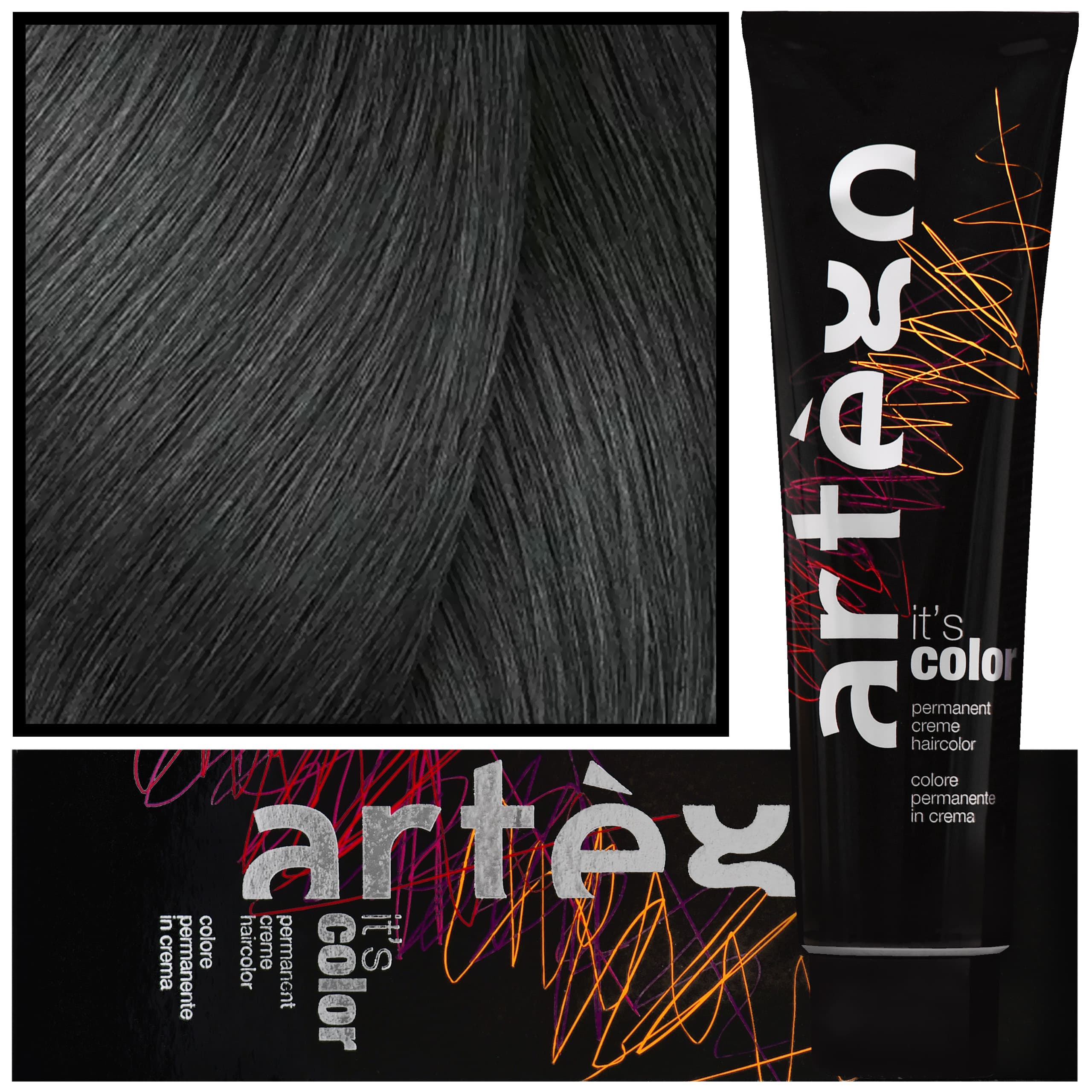 IT'S COLOR - profesjonalna farba w kremie, cała paleta kolorów, 5.80 - 5CN | Jasny Naturalny Matowy Brąz